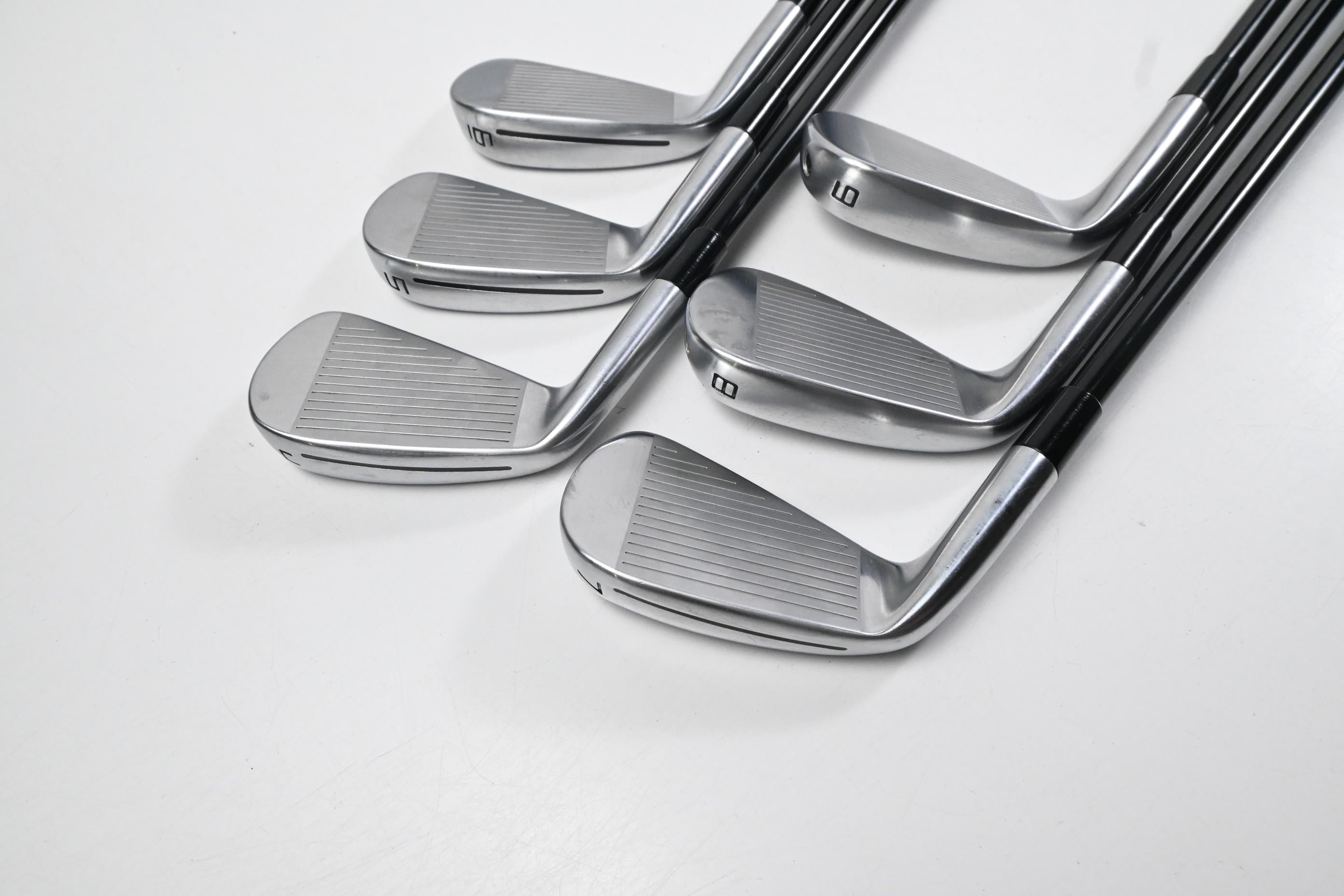 Taylormade P790 2025 Irons / 4-9i / Stiff Flex MMT Black 105 Shafts