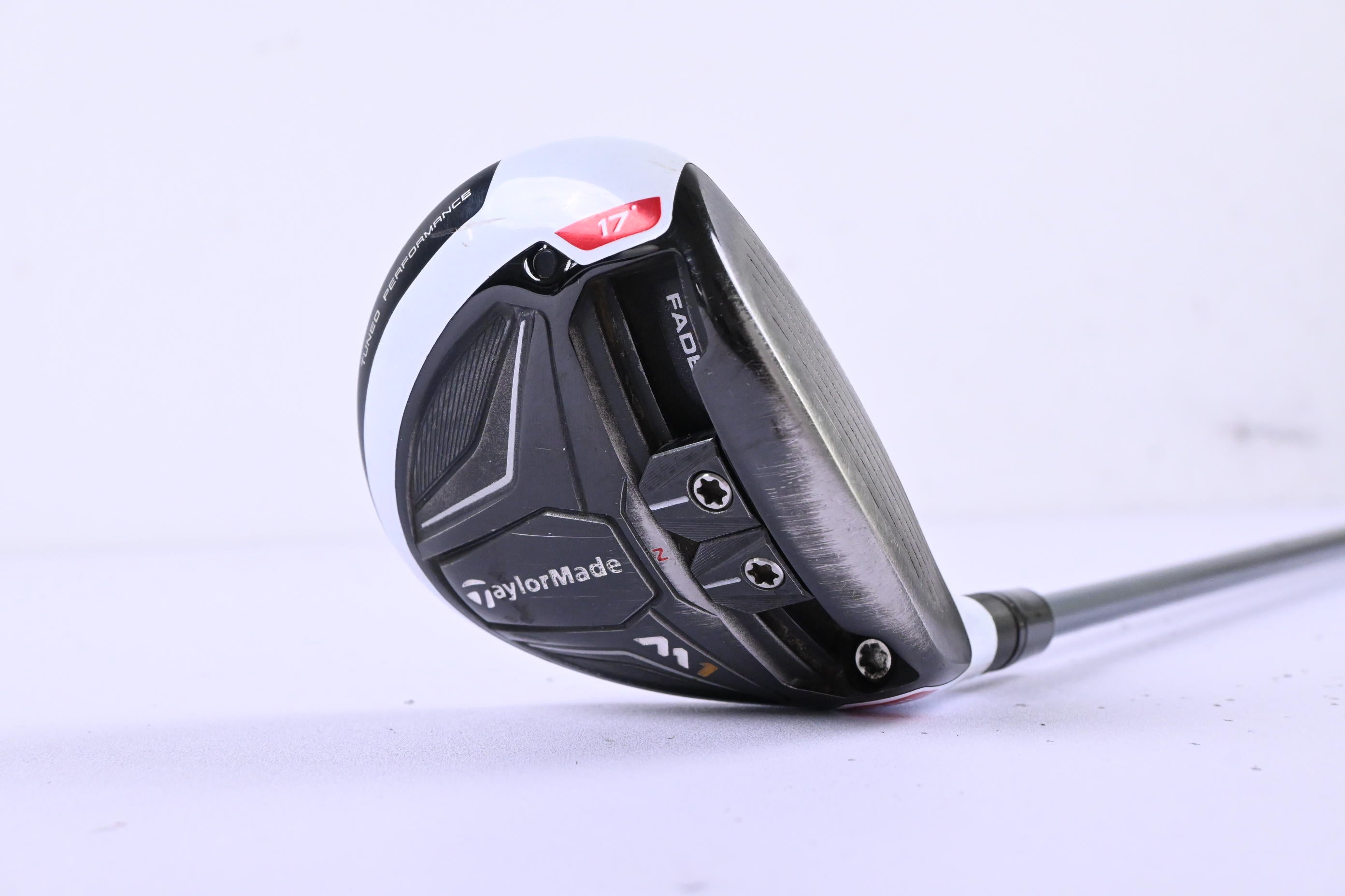 Taylormade M1 #3 Wood / 17 Degree / Stiff Flex Matrix Ozik MFS Q4 Red Tie 50