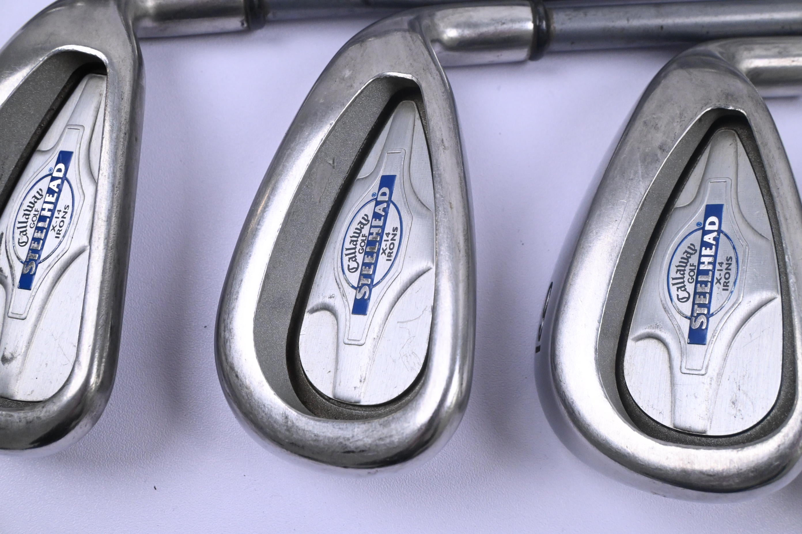 Callaway X-14 Irons / 3-PW / Regular Flex Big Bertha Steelhead X-14 Shafts