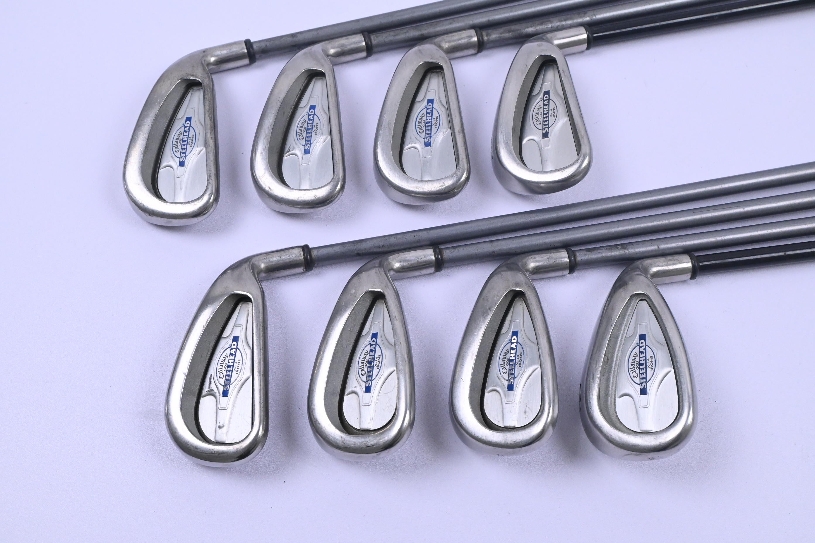 Callaway X-14 Irons / 3-PW / Regular Flex Big Bertha Steelhead X-14 Shafts