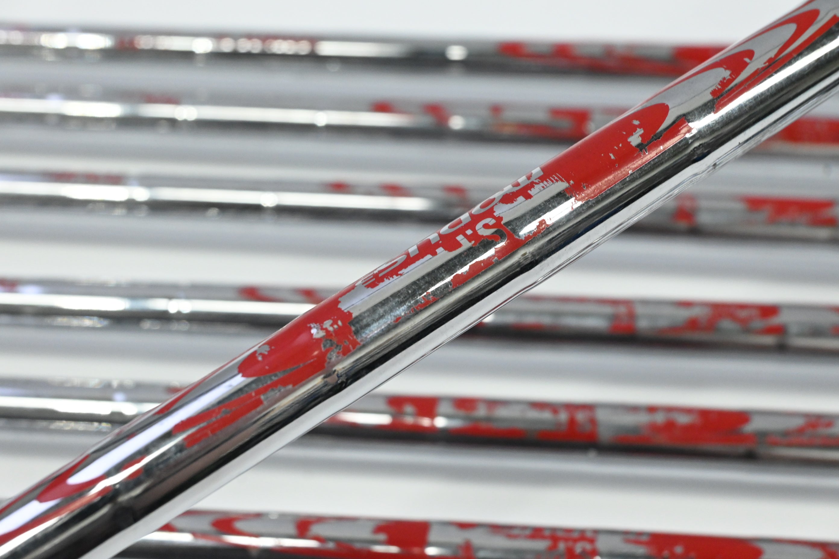 Left Hand Ping G430 Irons / 5-PW+45° / Blue Dot / Stiff Flex NS Pro Modus3