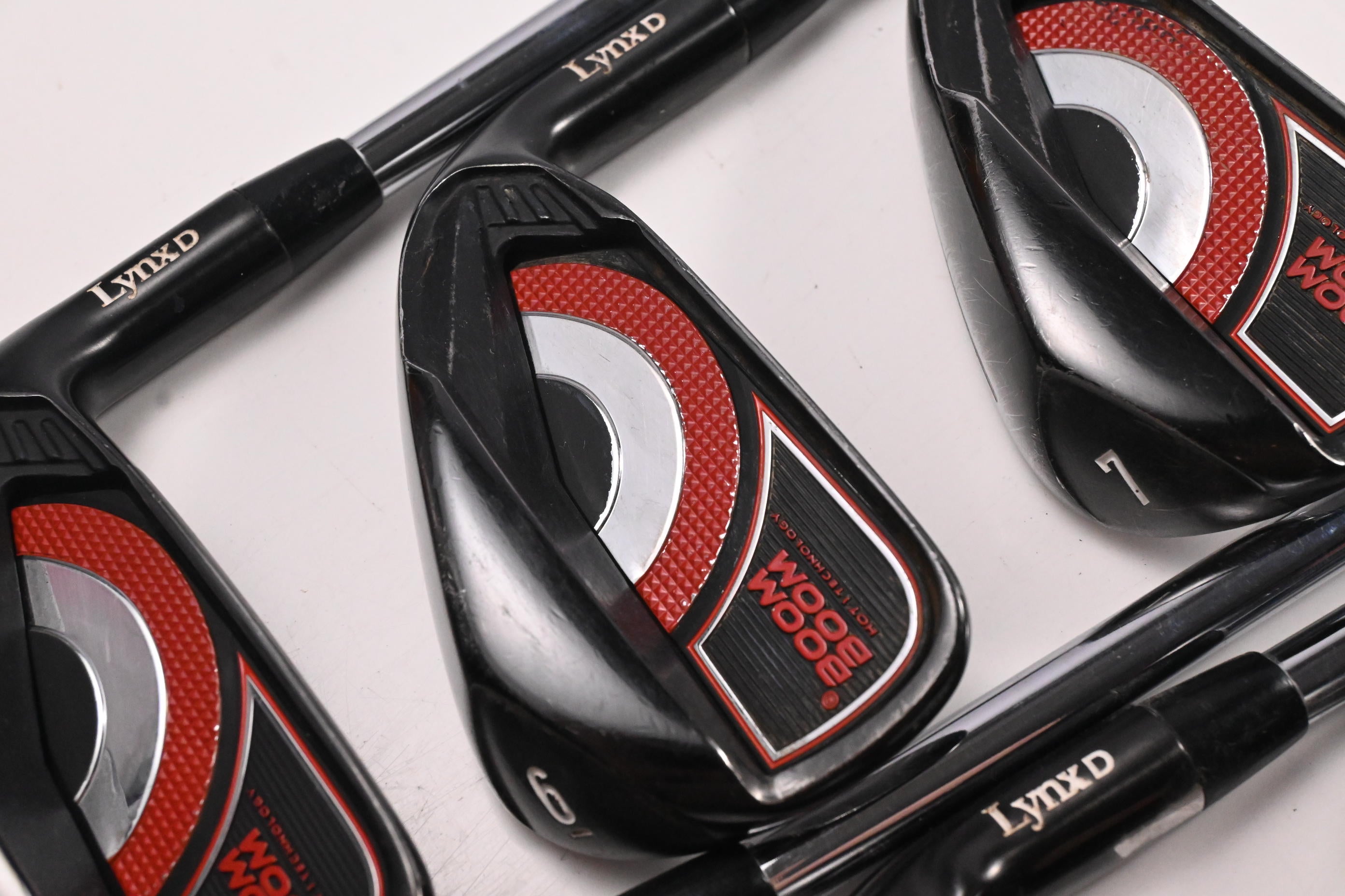 Lynx Boom Boom Irons / 5-PW+SW / Regular Flex Lynx Shafts