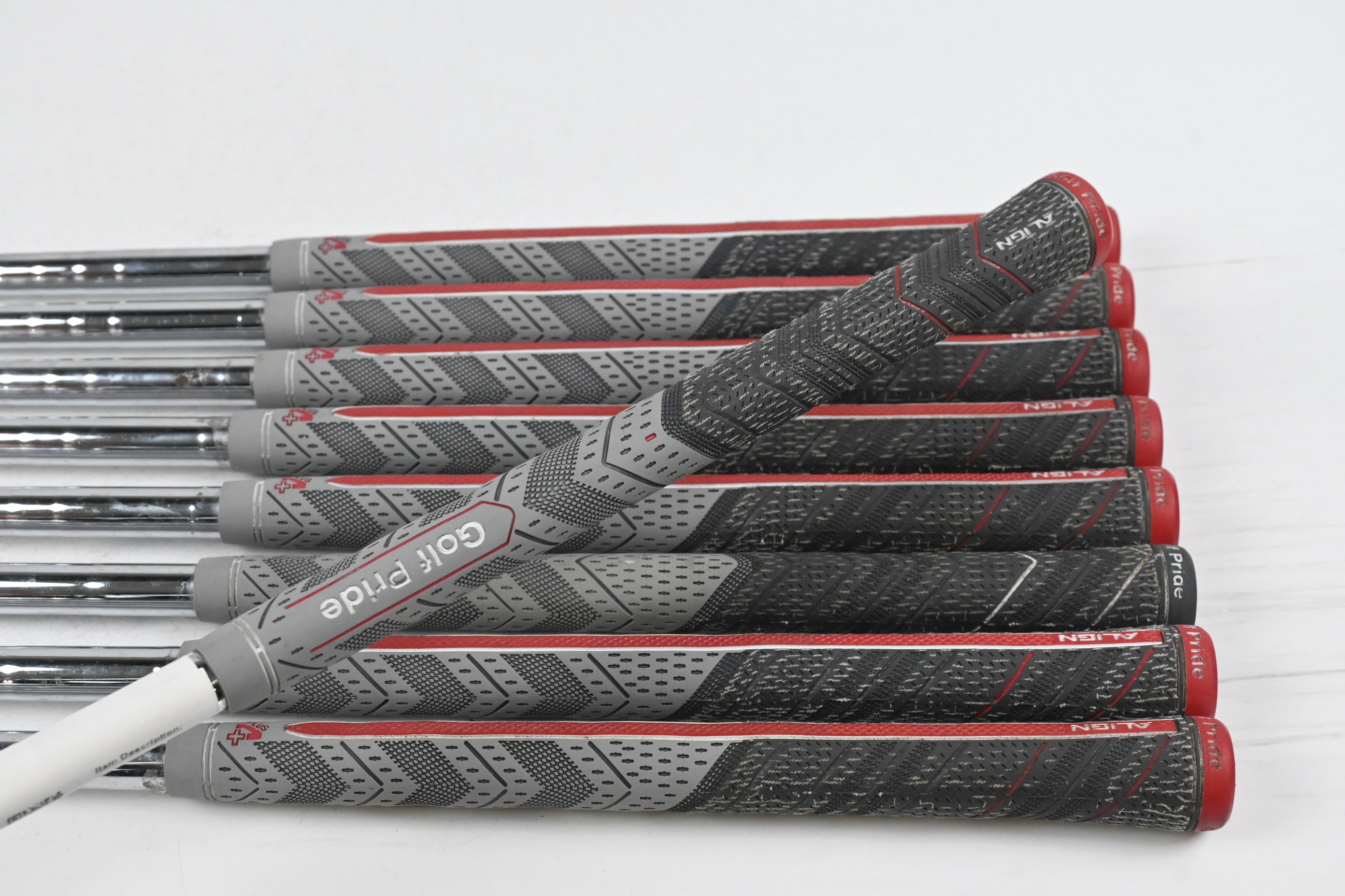 Left Hand Ping G15 Irons / 4-PW+GW+SW / Black Dot / Regular Flex Ping AWT Shafts