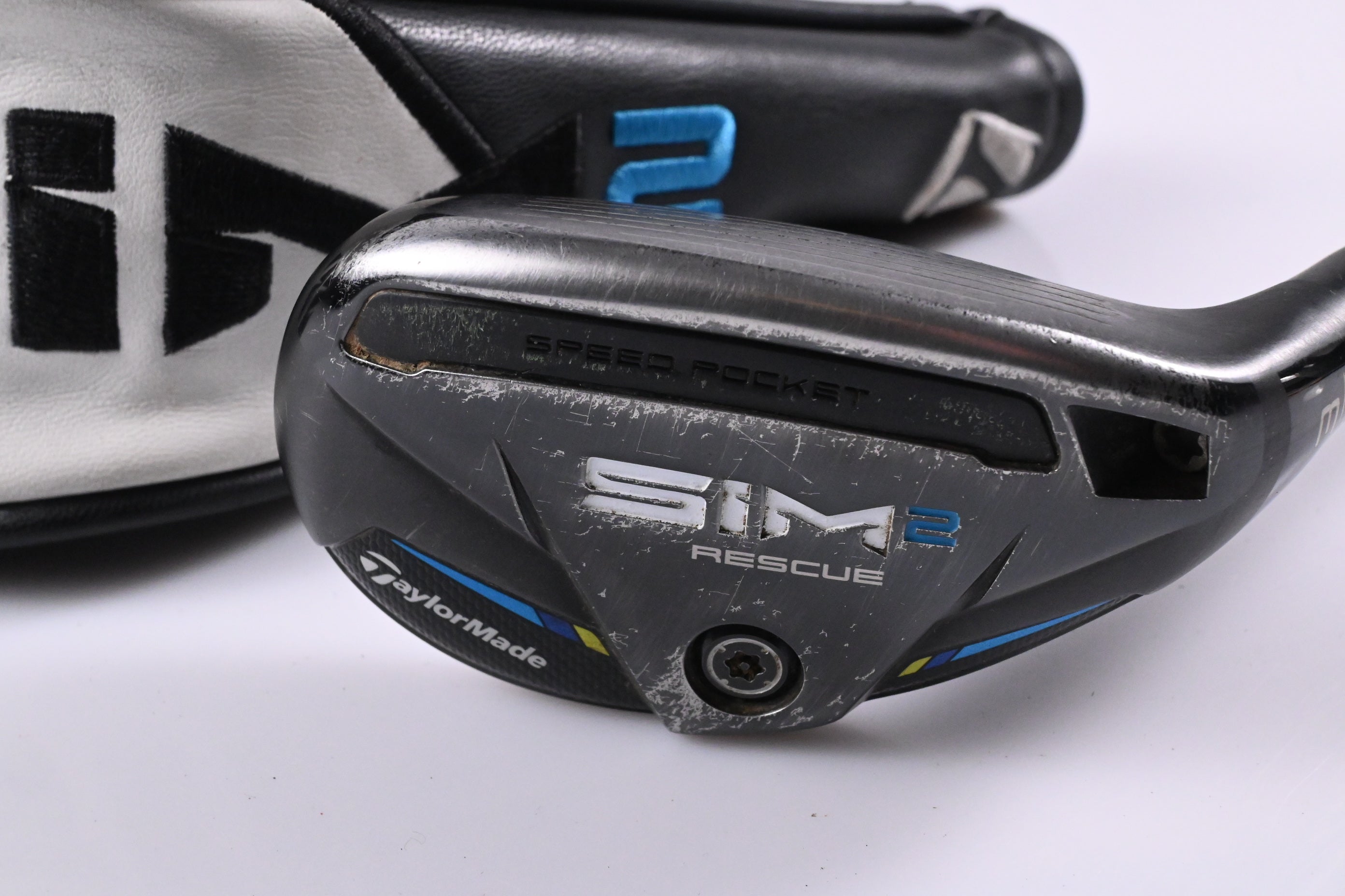 Taylormade SIM2 #3 Hybrid / 19.5 Degree / Stiff Flex Tensei AV Raw Blue 80 Shaft