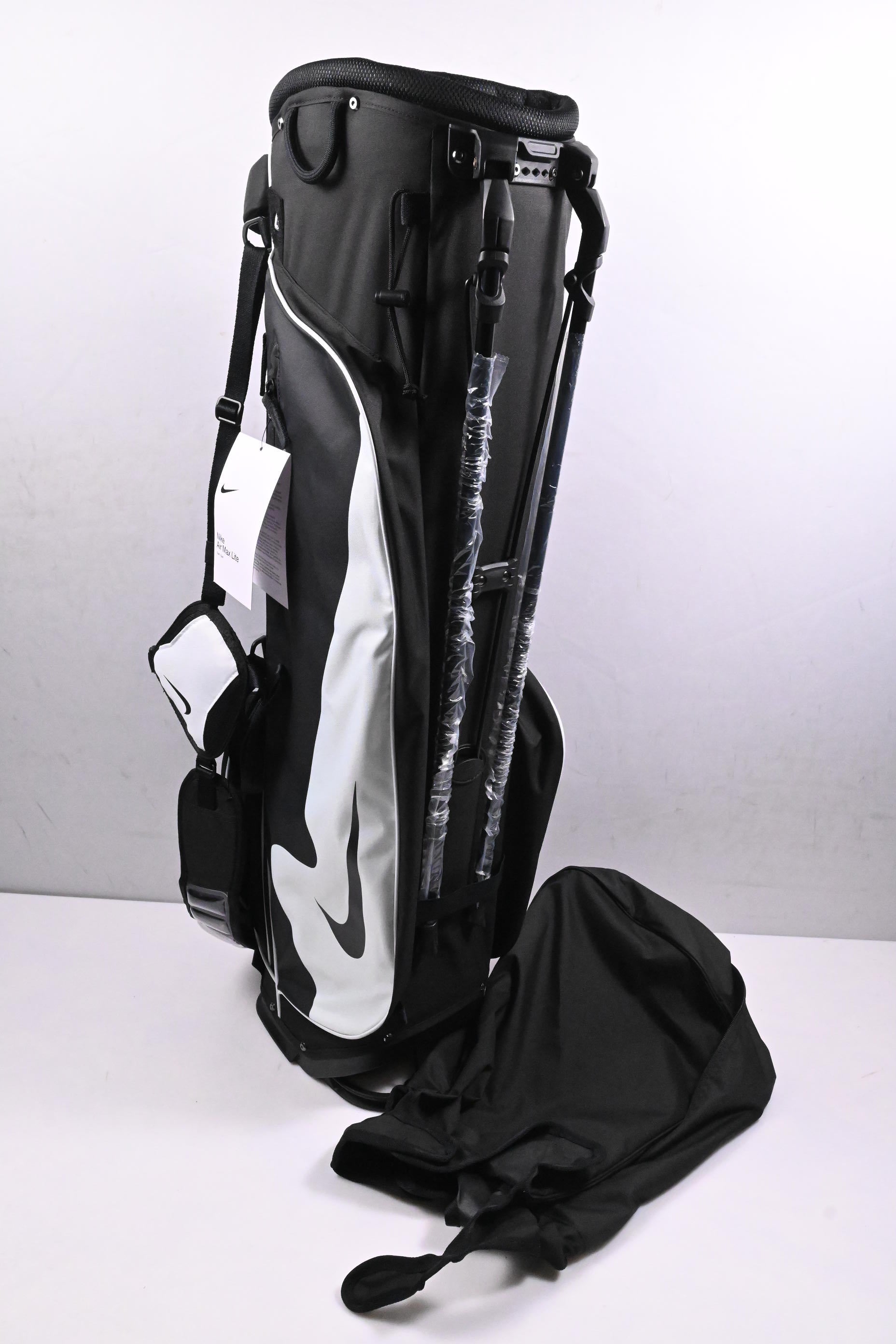 Nike Air Max Lite Stand Bag / 4-Way Divider / Black, White