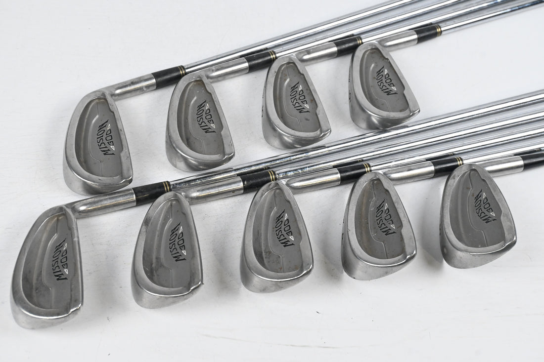 Mizuno Mission 300 Irons / 3-PW+SW / Regular Flex Dynaflex Light Shafts