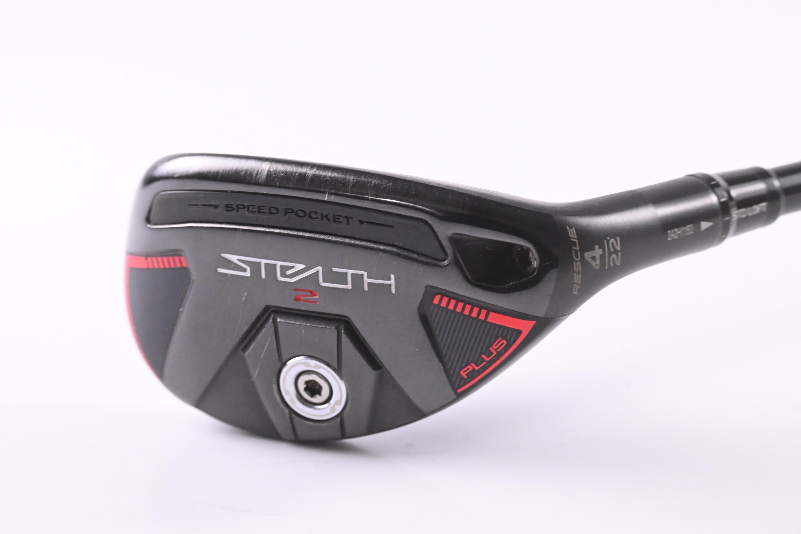 Taylormade Stealth 2 Plus #4 Hybrid / 22 Degree /Stiff Flex Kai`li Red 75 HY Shaft