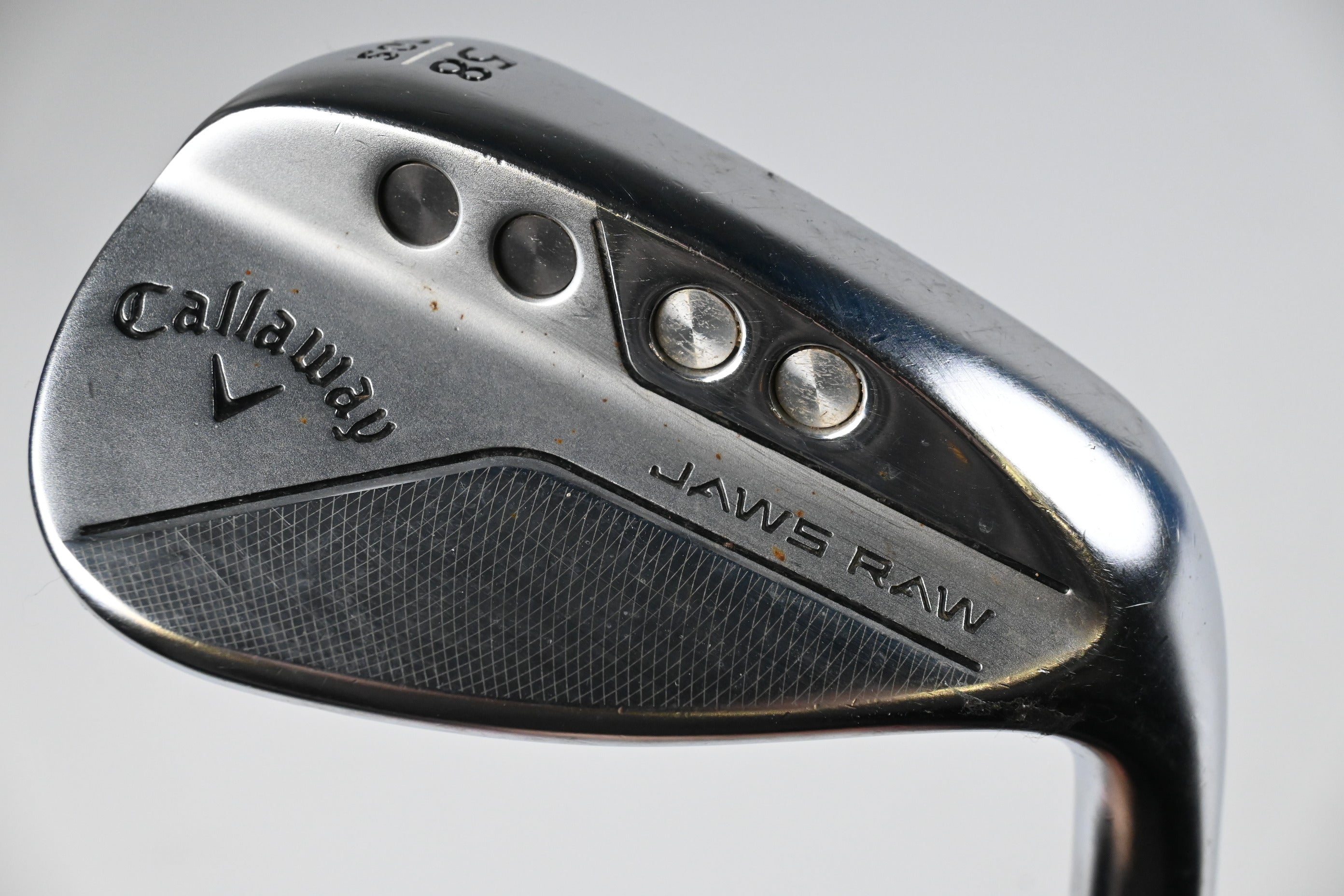 Callaway Jaws Raw Lob Wedge / 58 Degree / Stiff Flex Dynamic Gold S400 Shaft