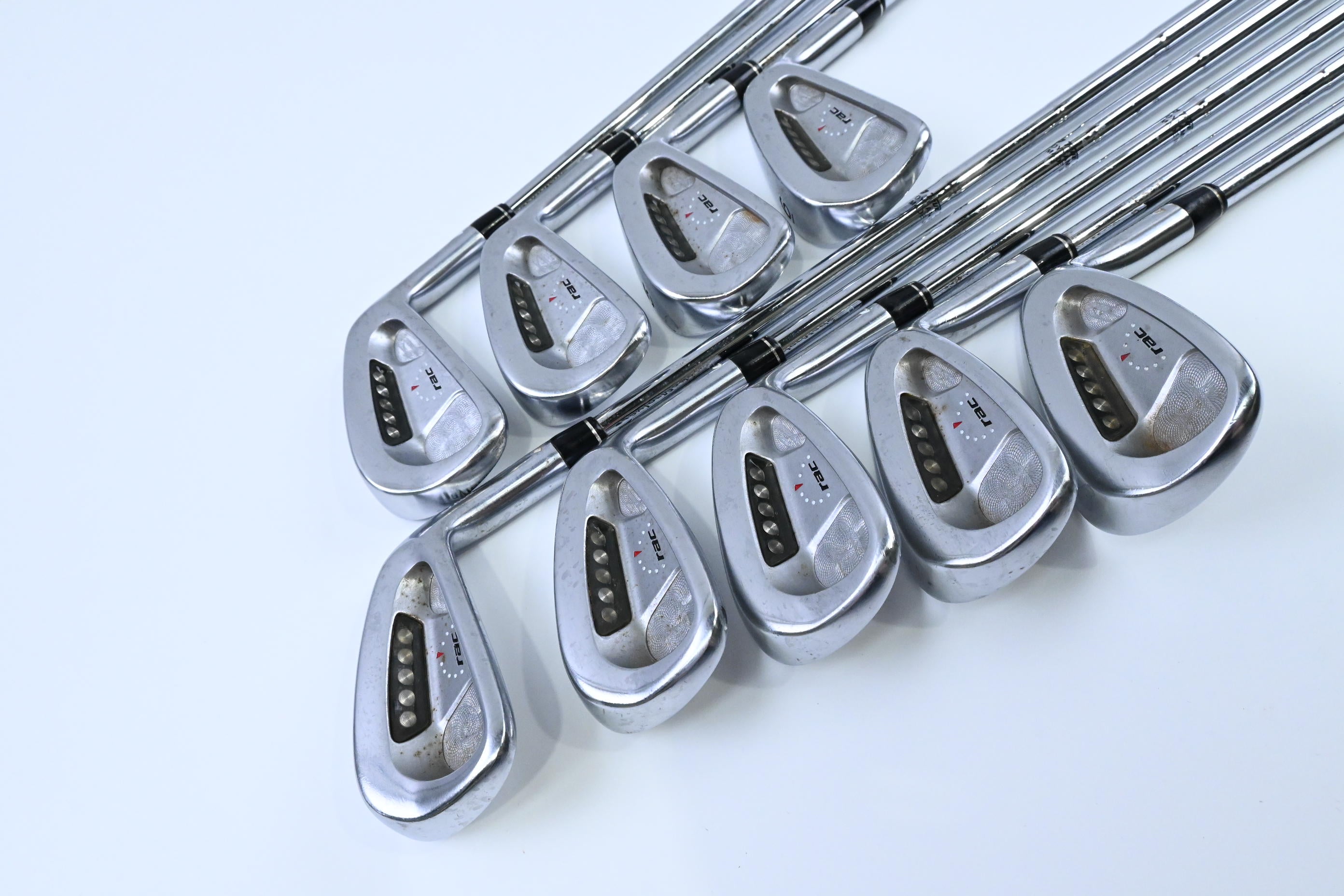 Taylormade RAC LT Irons / 3-PW+SW / Stiff Flex Dynamic Gold S300 Shafts