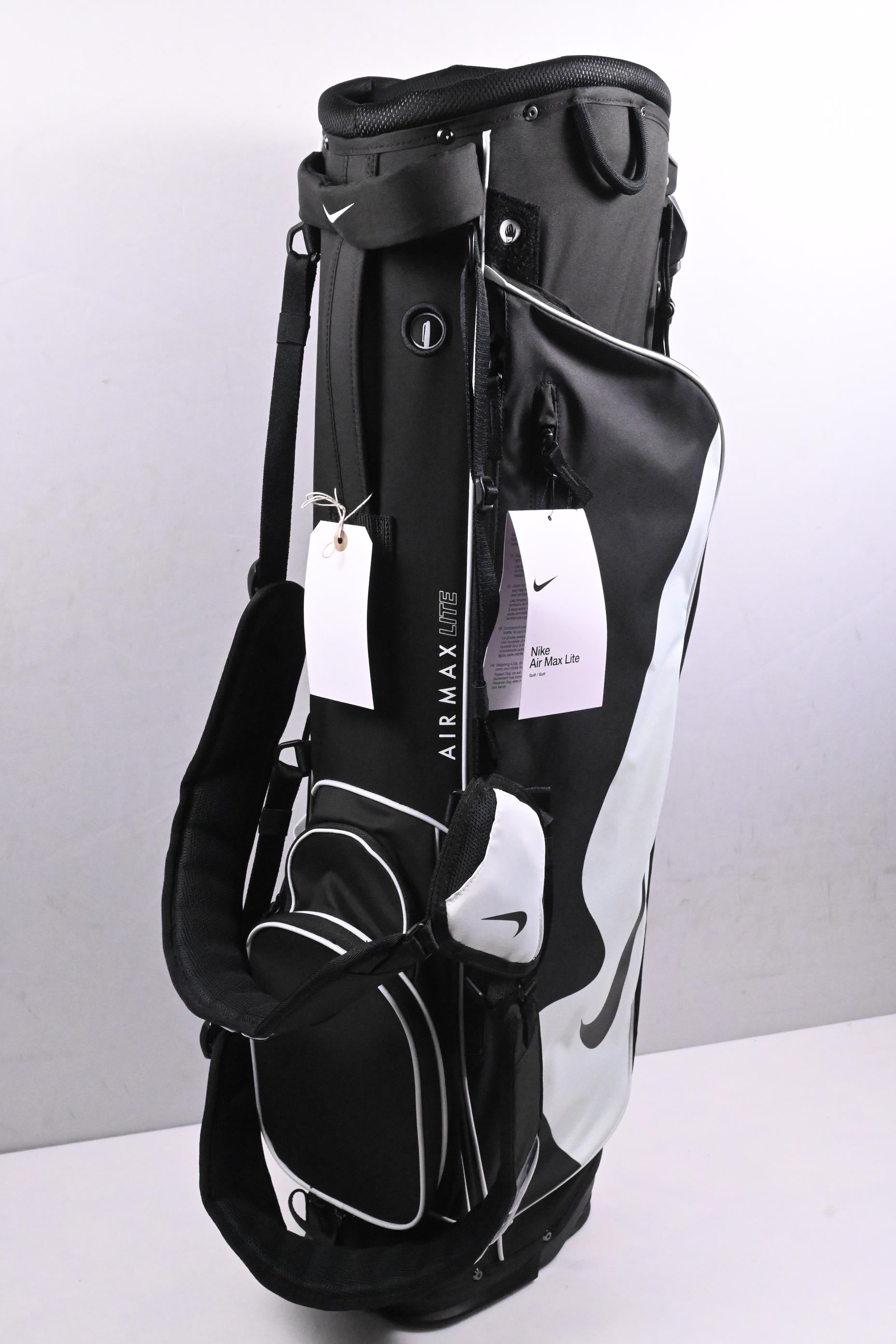 Nike Air Max Lite Stand Bag / 4-Way Divider / Black, White