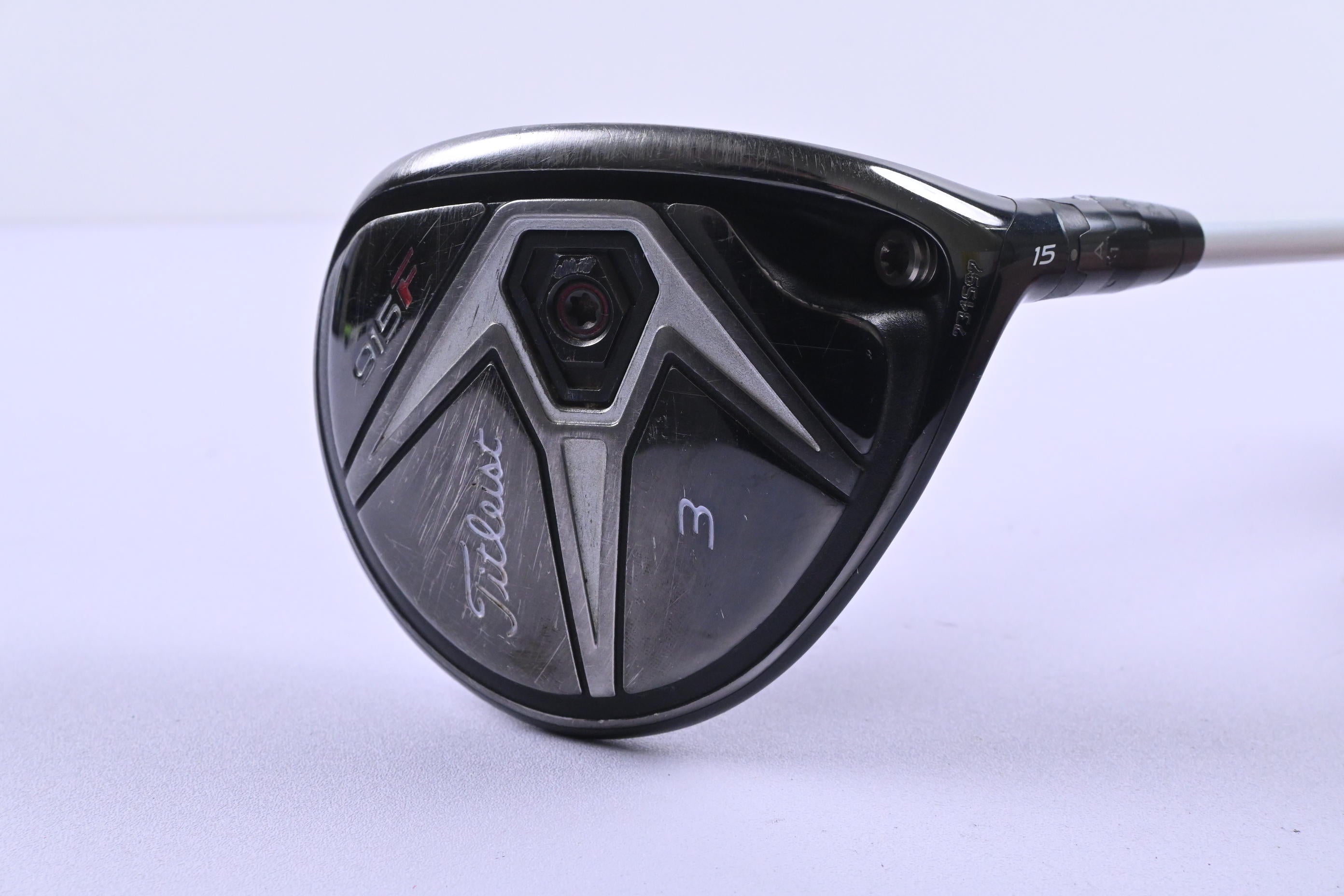 Titleist 915 F #3 Wood / 15 Degree / Stiff Flex Aldila Rogue 110 MSI Shaft