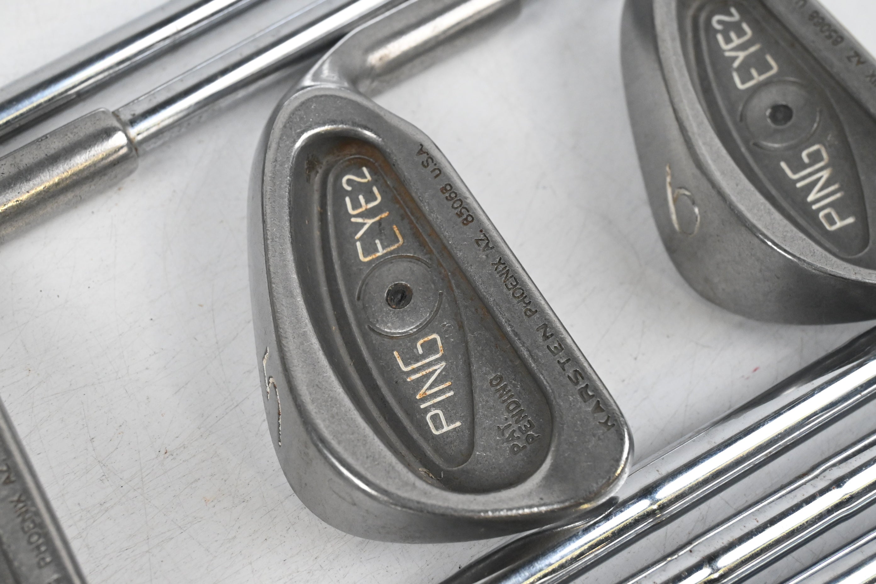 Ping Eye 2 Irons / 3-PW+SW / Black Dot / Stiff Flex Ping Karsten Shafts
