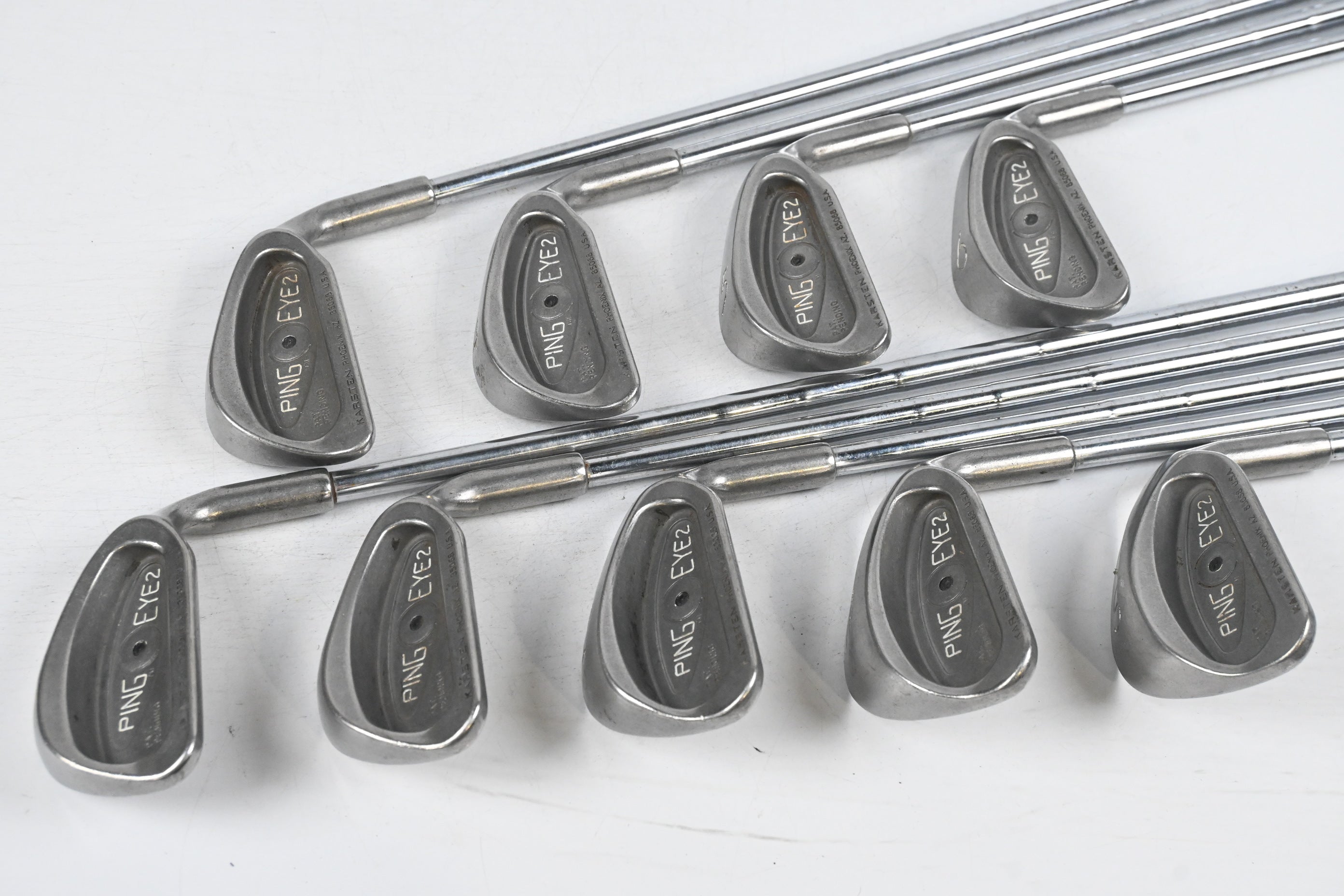 Ping Eye 2 Irons / 3-PW+SW / Black Dot / Stiff Flex Ping Karsten Shafts