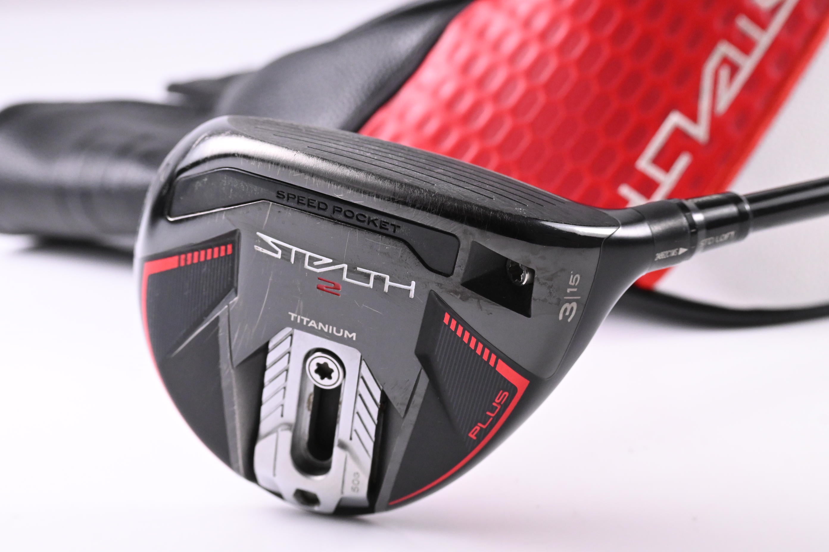 Taylormade Stealth 2 Plus #3 Wood / 15 Degree / Stiff Flex Kai'li Red 75 Shaft