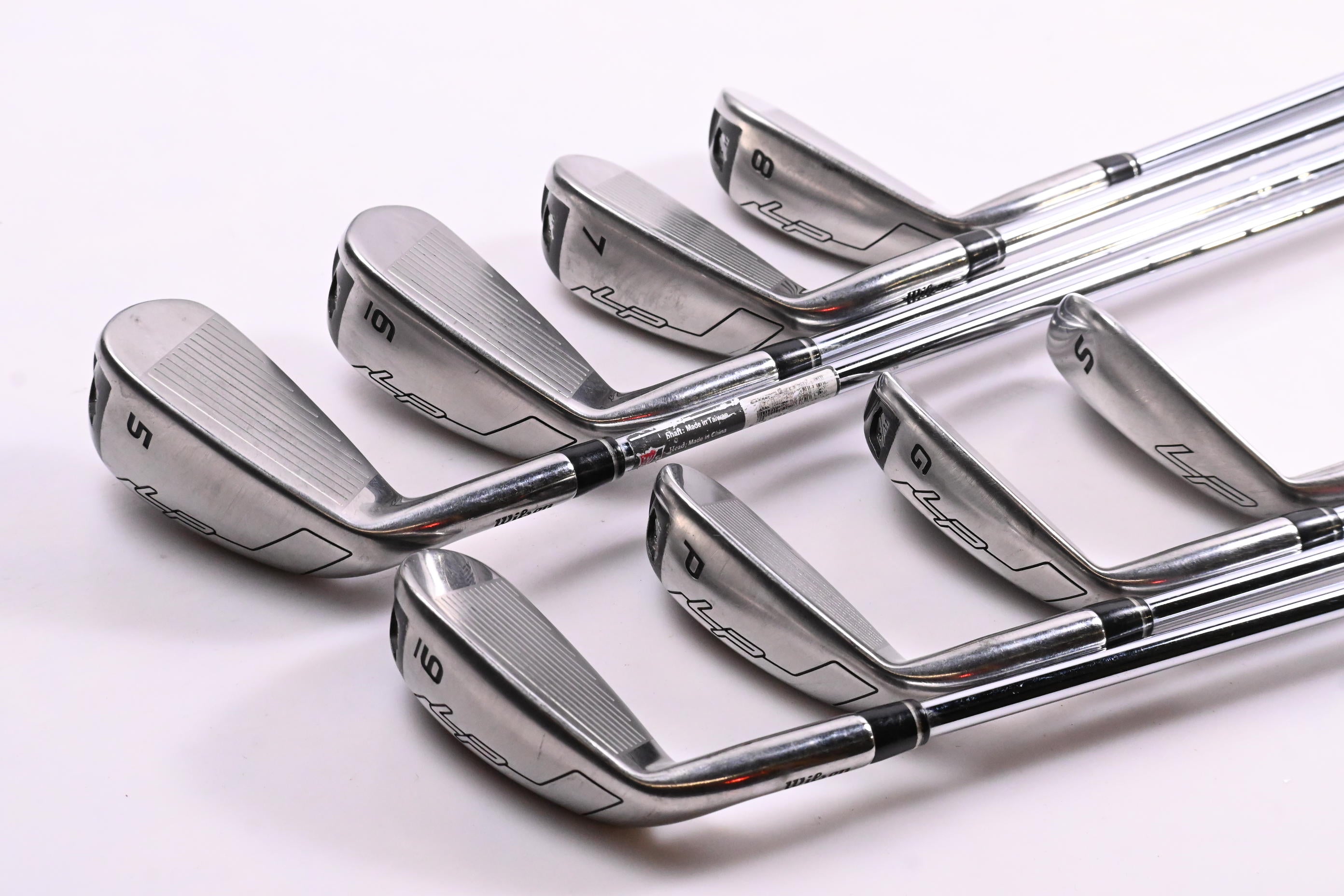 Wilson Launch Pad Irons / 5-PW+GW+SW / Senior Flex KBS Tour 80 Shafts