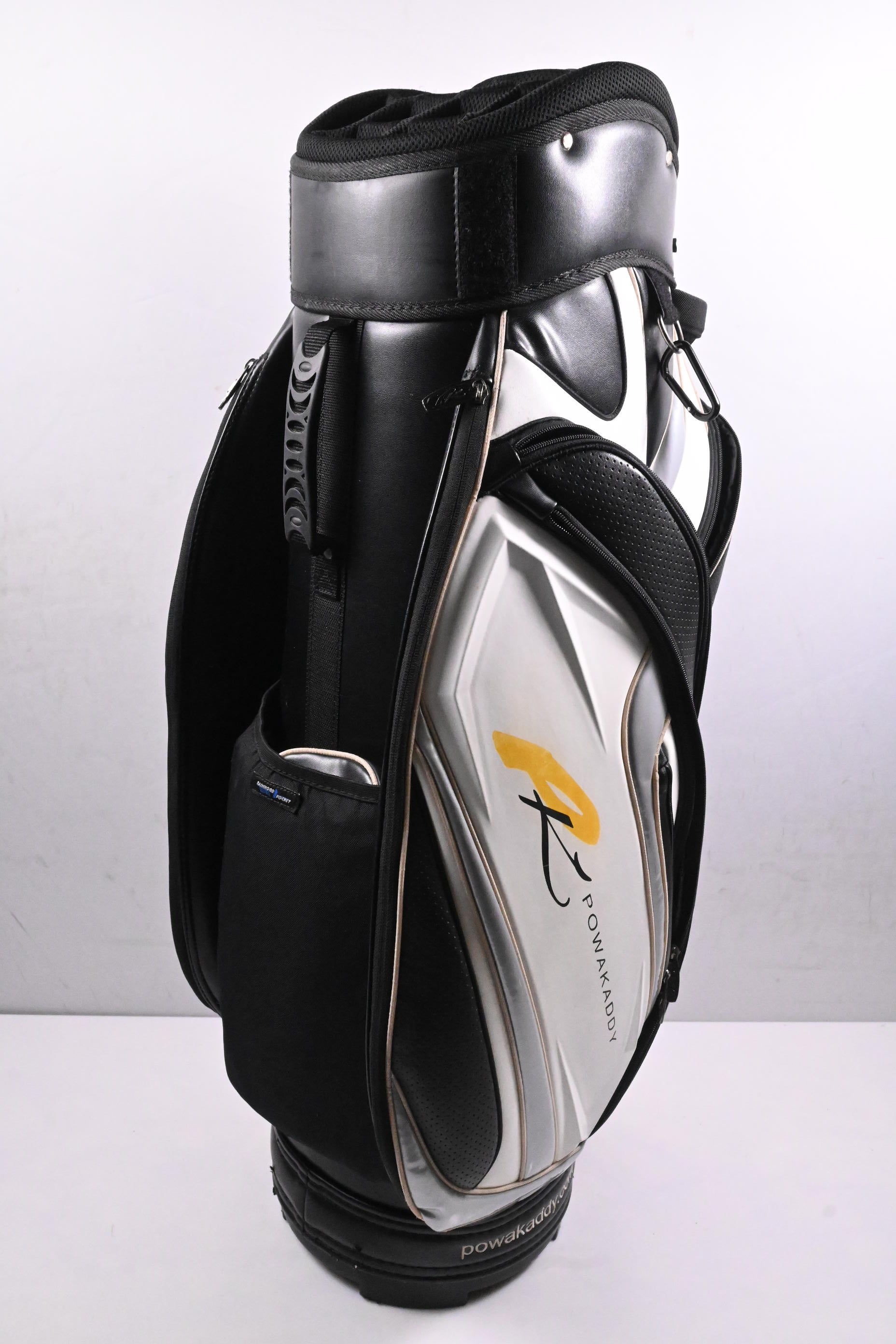 Powakaddy Cart Bag / 14-Way Divider / White, Black