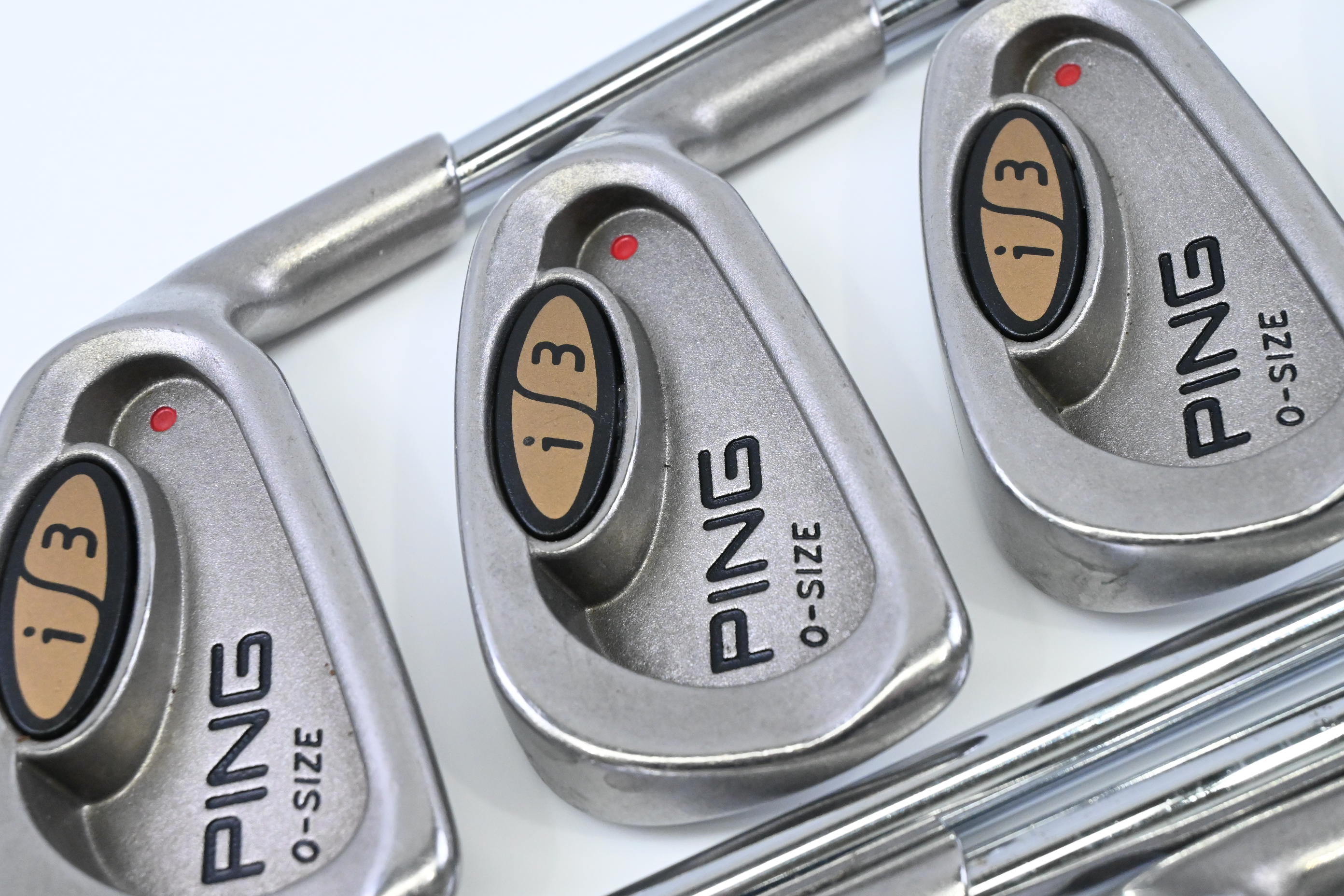 Ping i3 O-Size Irons / 3-PW+SW / Red Dot / Regular Flex Ping Steel Shafts