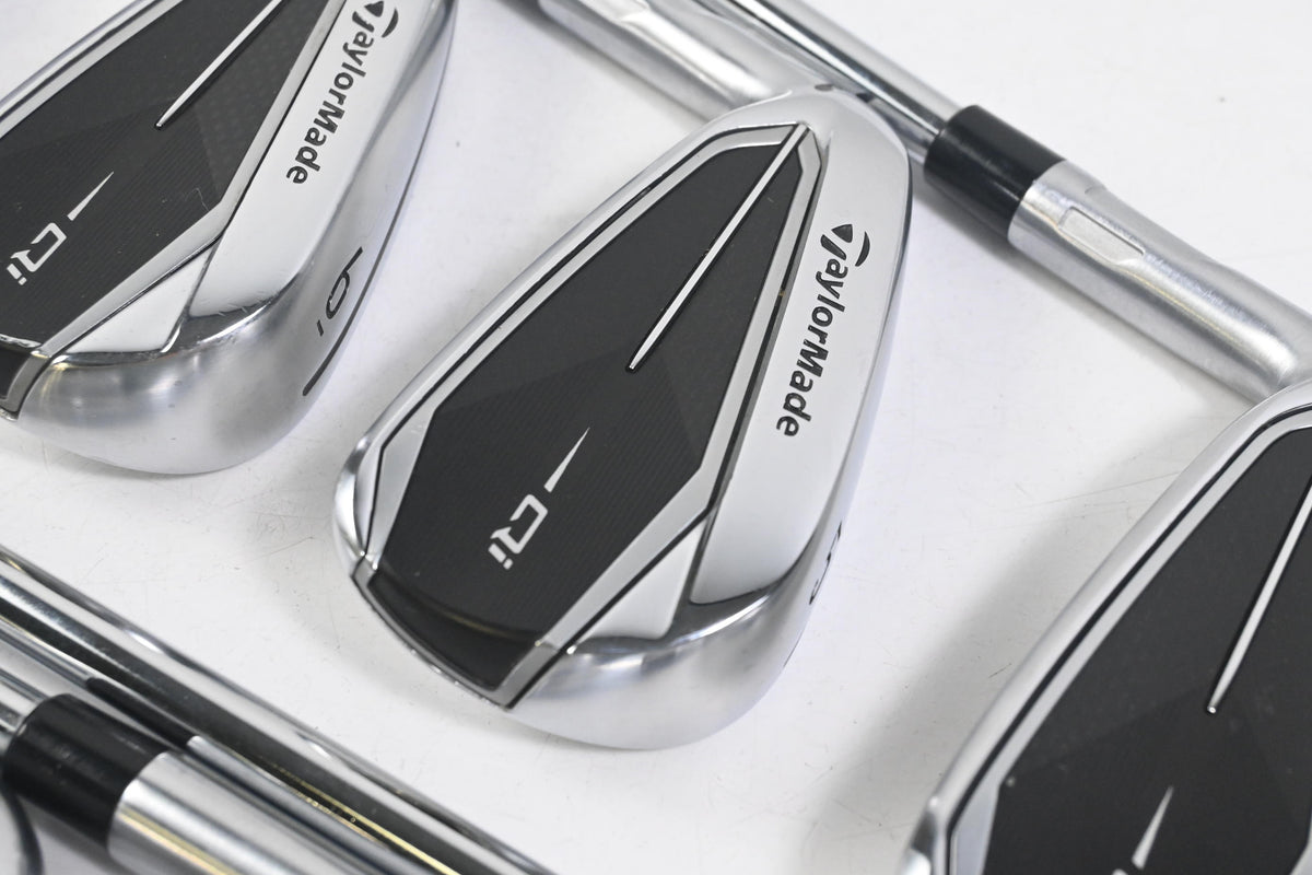 Left Hand Taylormade Qi Irons / 4-PW+GW / Stiff Flex KBS MAX MT 85 Shafts