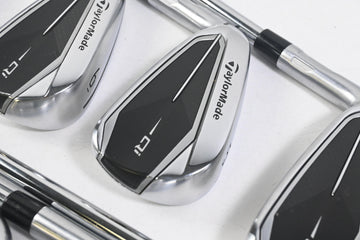 Left Hand Taylormade Qi Irons / 4-PW+GW / Stiff Flex KBS MAX MT 85 Shafts