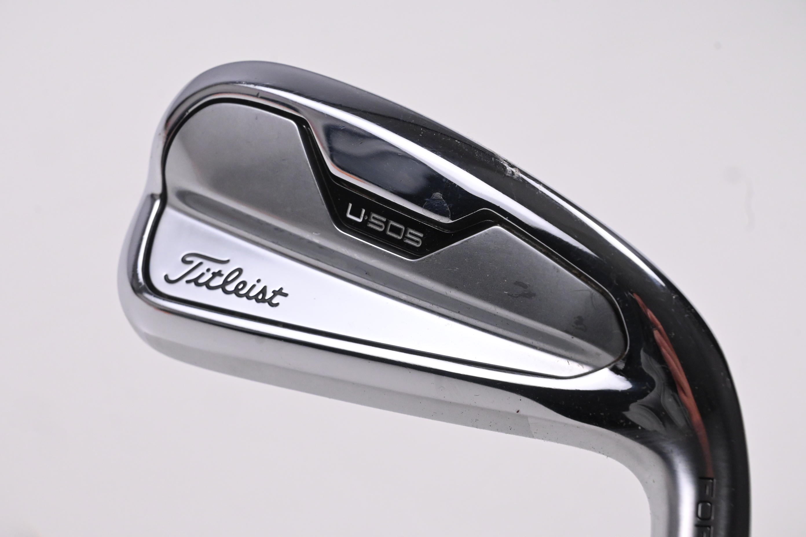 Titleist U505 #2 Iron / 18 Degree / Stiff Flex HZRDUS Smoke RDX Black 80 Shaft