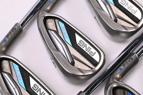 Ping G30 Irons / 5-PW / Blue Dot / Regular Flex Ping CFS Distance Shafts