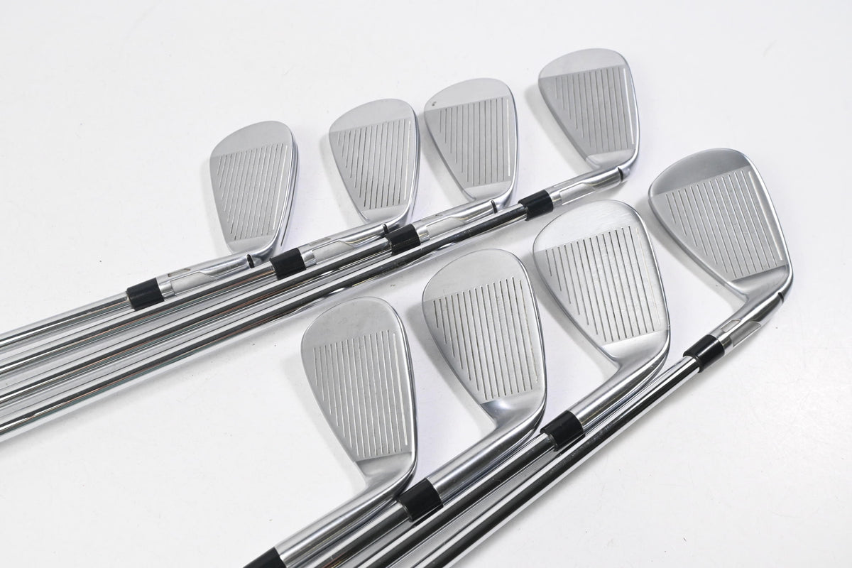 Left Hand Taylormade Qi Irons / 4-PW+GW / Stiff Flex KBS MAX MT 85 Shafts