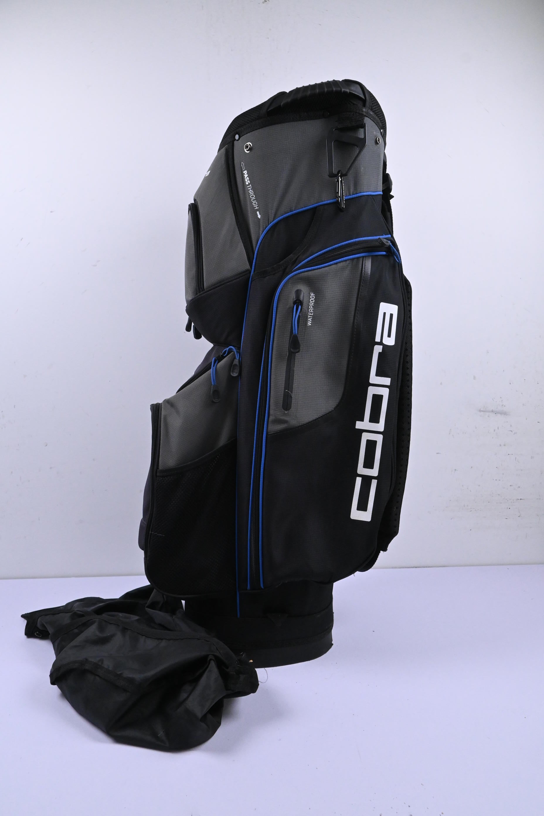 Cobra Cart Bag / 14-Way Divider / Grey & Black