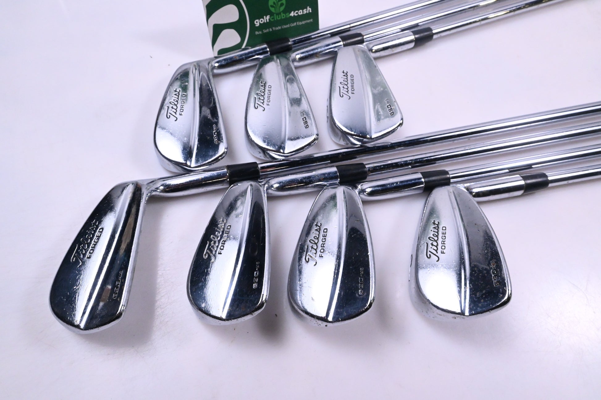 Titleist 690.MB Irons / 4-PW / Regular Plus Flex Project X Flighted Rifle Shafts