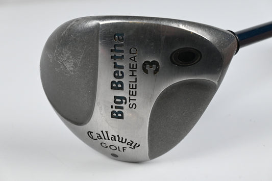 Ladies Callaway Big Bertha Steelhead #3 Wood / 16 Degree / Ladies Flex Gems