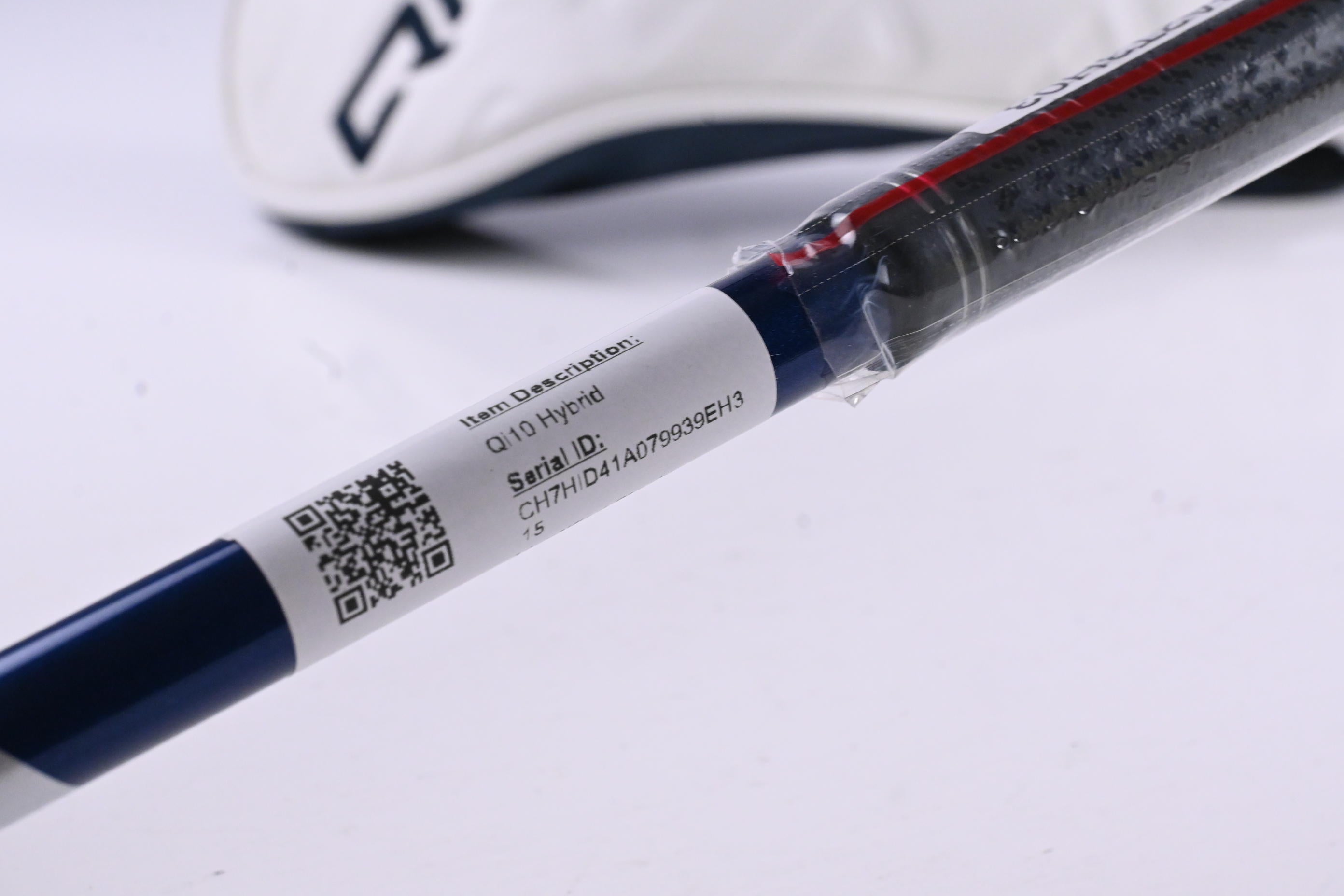 Left Hand Taylormade Qi10 #3 Hybrid / 19 Degree / Stiff Flex Fujikura Ventus TR