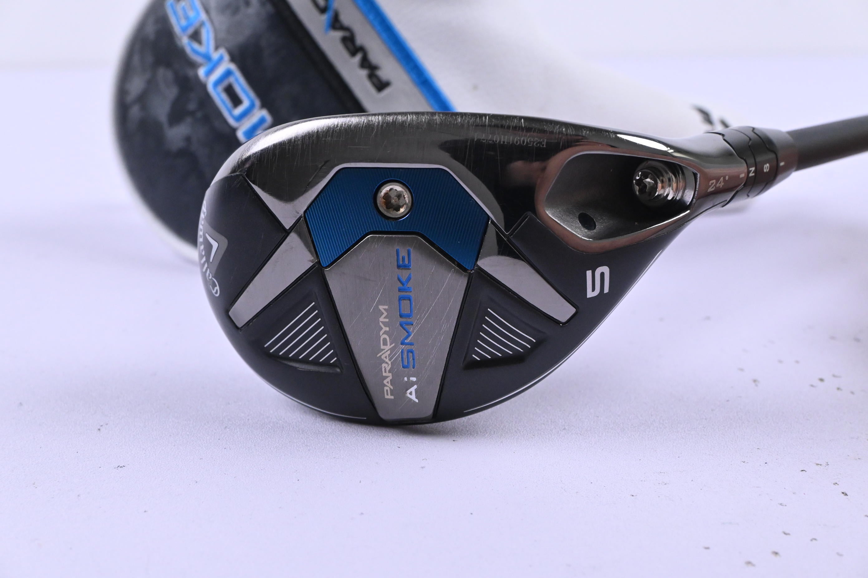 Callaway Paradym Ai Smoke HL #5 Hybrid / 24 Degree / Senior Flex Cypher 50 Shaft