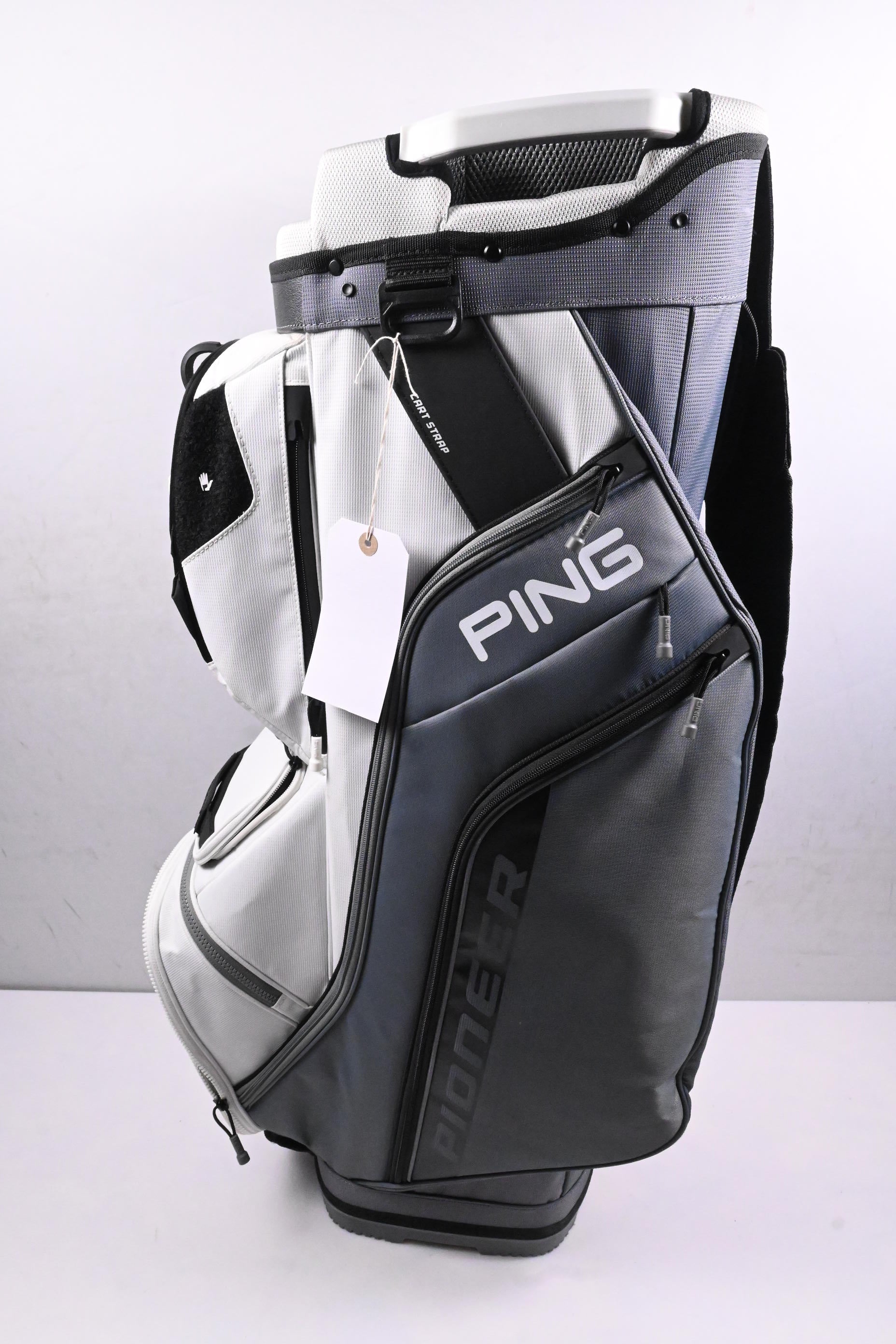 Ping Pioneer Cart Bag / 15-Way Divider / Grey, White