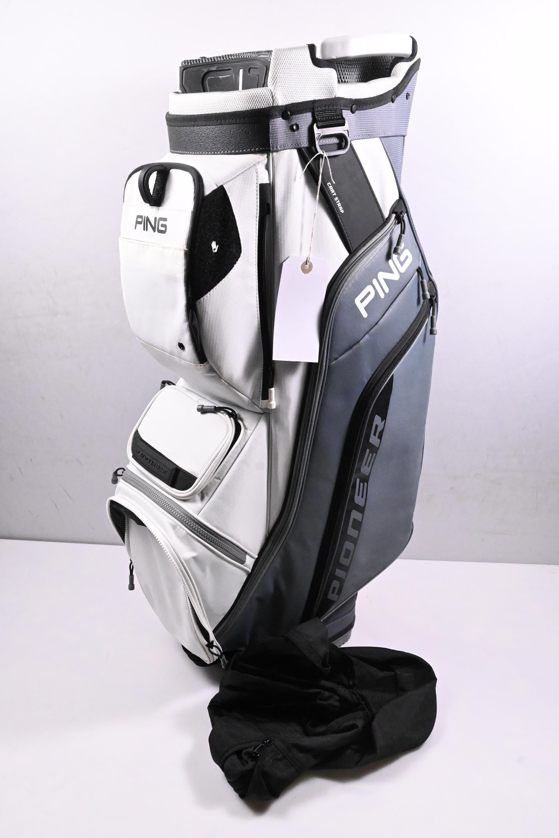 Ping Pioneer Cart Bag / 15-Way Divider / Grey, White
