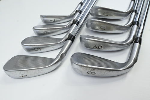Ping G400 Irons / 4-PW+UW / Green Dot / Stiff Flex Ping AWT 2.0 Shafts