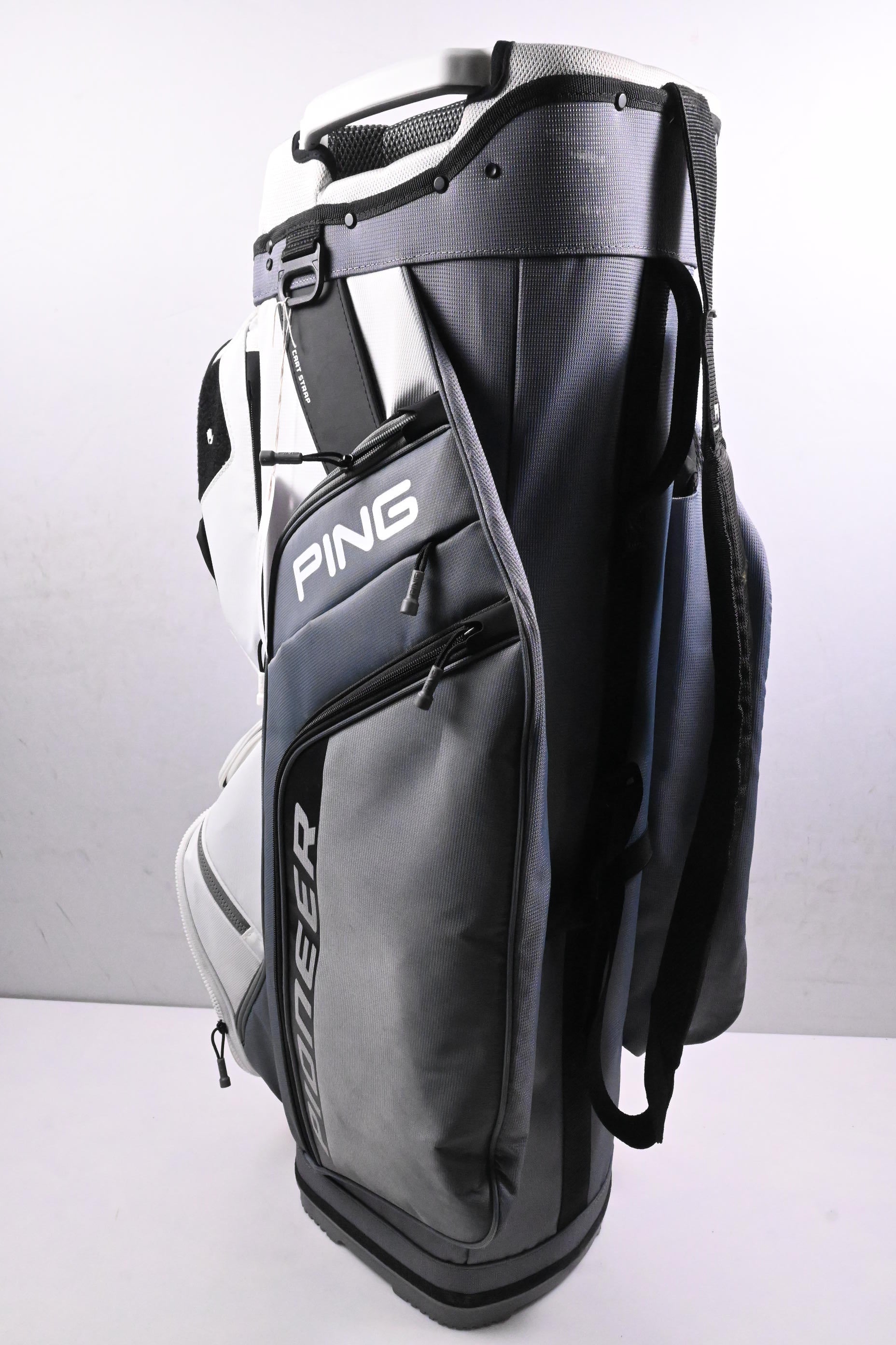 Ping Pioneer Cart Bag / 15-Way Divider / Grey, White