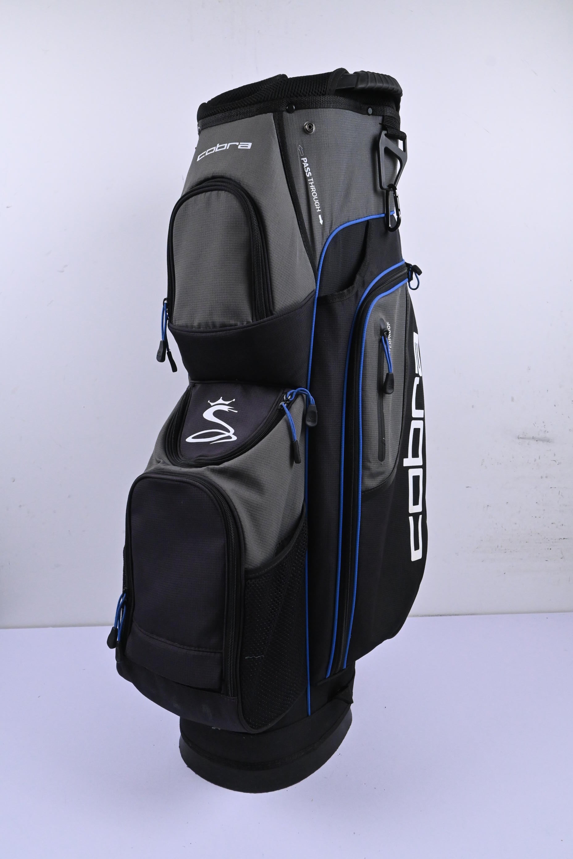 Cobra Cart Bag / 14-Way Divider / Grey & Black