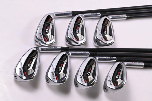 Ping G410 Irons / 5-PW+SW / Orange Dot / Regular Flex Ping Alta CB Red Shafts