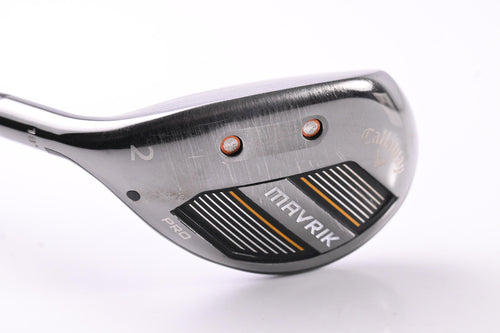 Left Hand Callaway Mavrik Pro #2 Hybrid / 18 Degree / Regular Flex KBS Hybrid 70