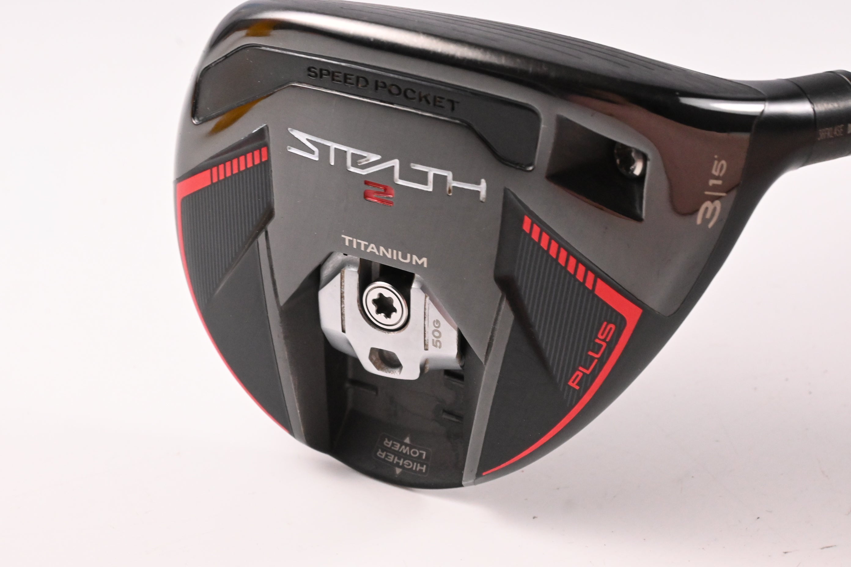 Taylormade Stealth 2 Plus #3 Wood / 15 Degree / X-Flex HZRDUS Gen4 Black 70