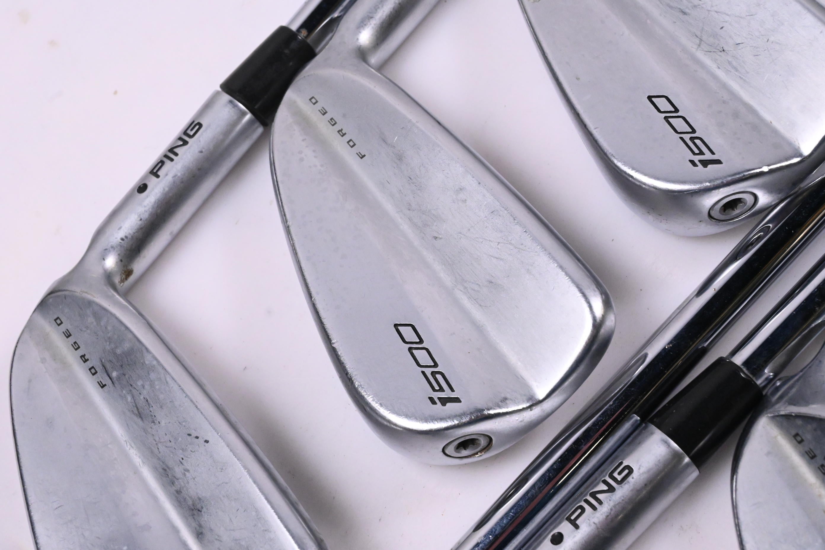 Ping i500 Irons / 4-PW / Blue Dot / Stiff Flex Dynamic Gold 120 S300 Shafts