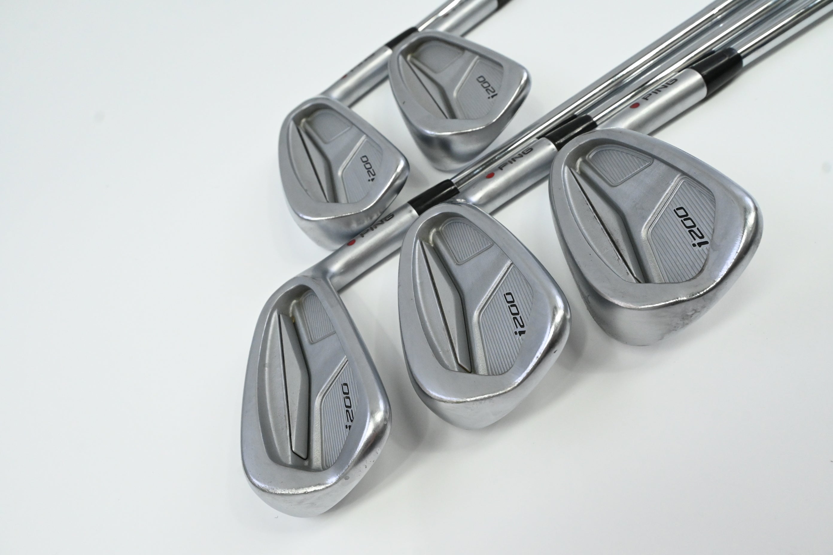 Ping i200 Irons / 5-9 / Red Dot / Stiff Flex KBS Tour 120 Shafts