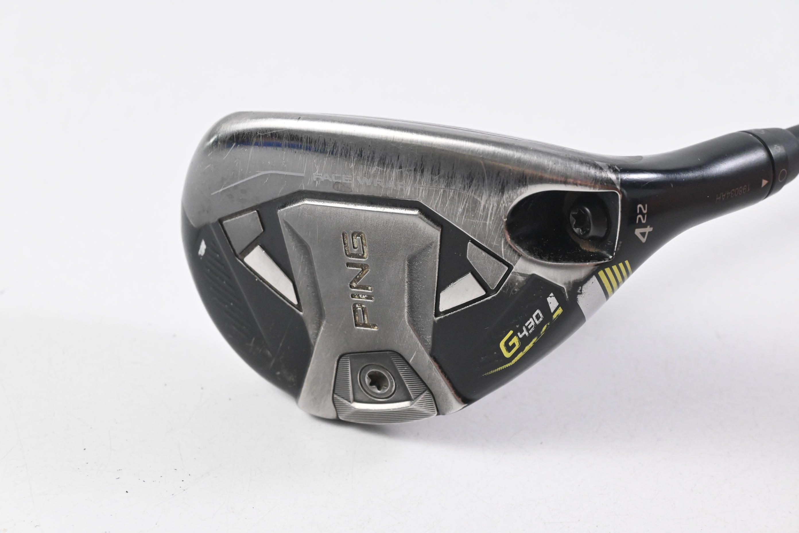 Ping G430 #4 Hybrid / 22 Degree / Regular Flex Ping Alta CB Black 70 Shaft
