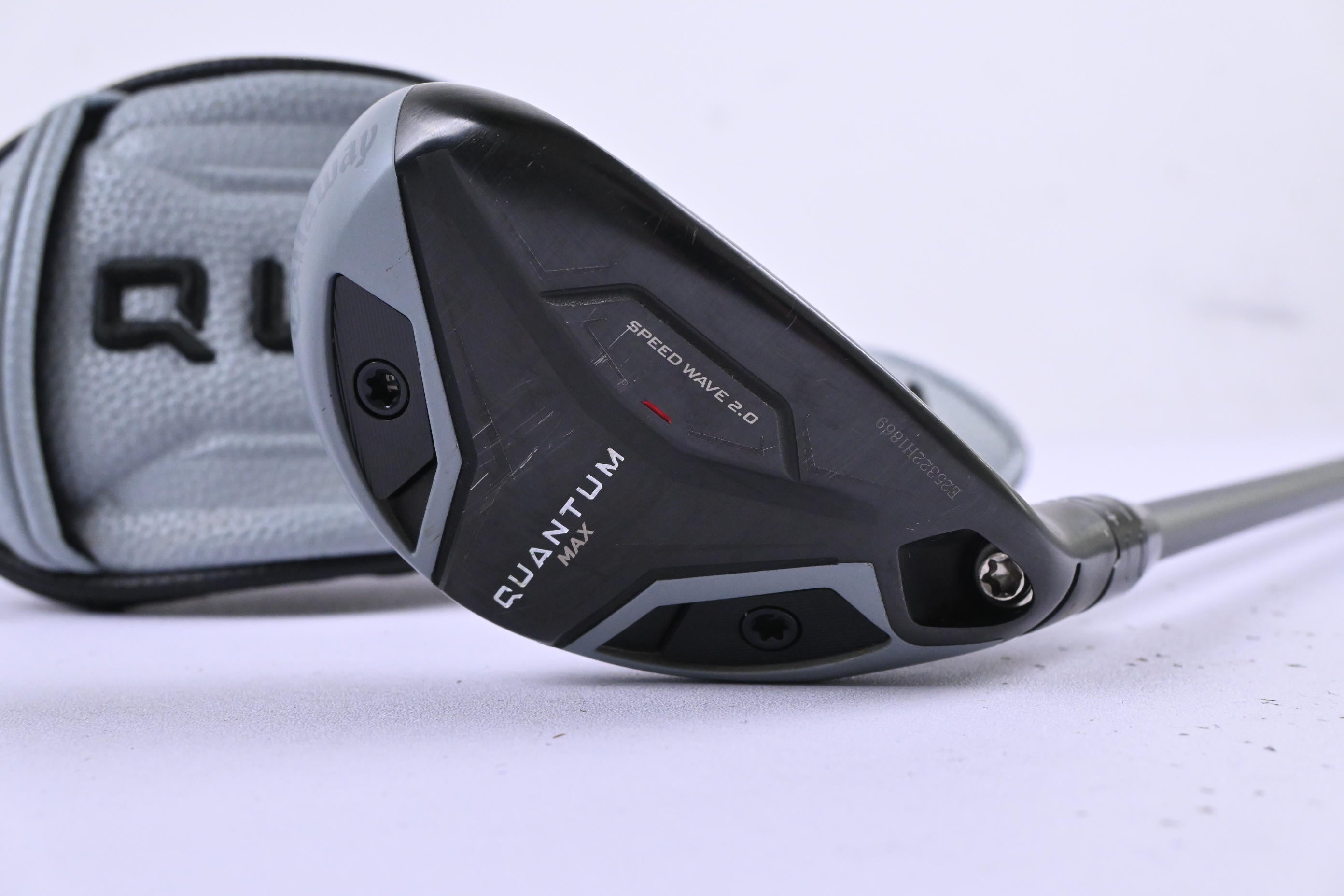 Callaway Quantum Max #5 Hybrid / 24 Degree / Stiff Flex Denali Frost Silver 70 Shaft