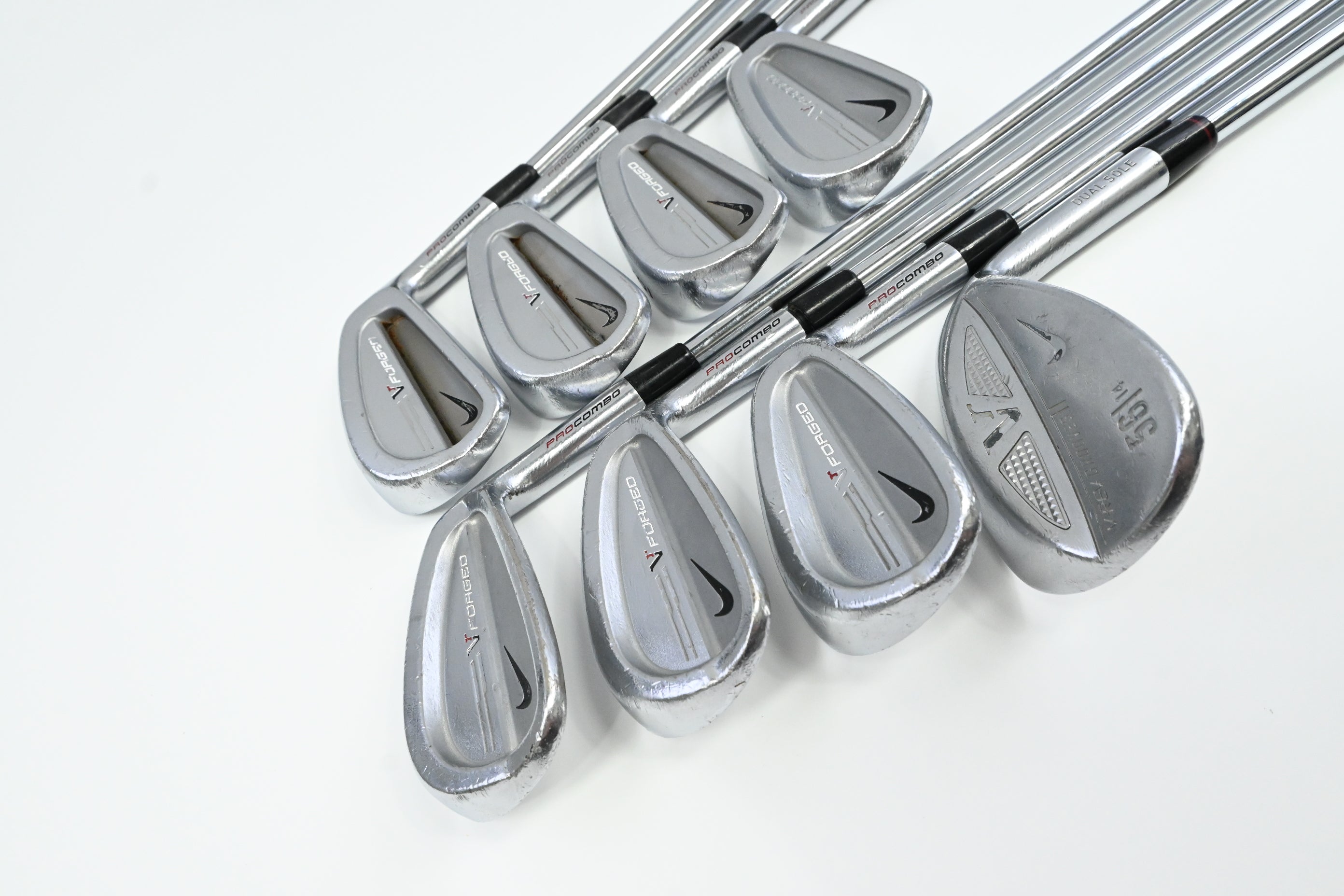 Nike VR Forged Pro Combo 2013 Irons / 4-PW+56° / Regular Flex Dynamic Gold Pro