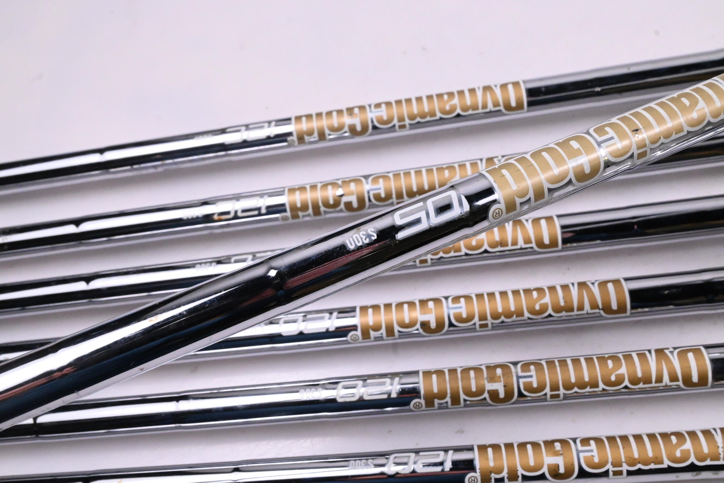 Ping i500 Irons / 4-PW / Blue Dot / Stiff Flex Dynamic Gold 120 S300 Shafts
