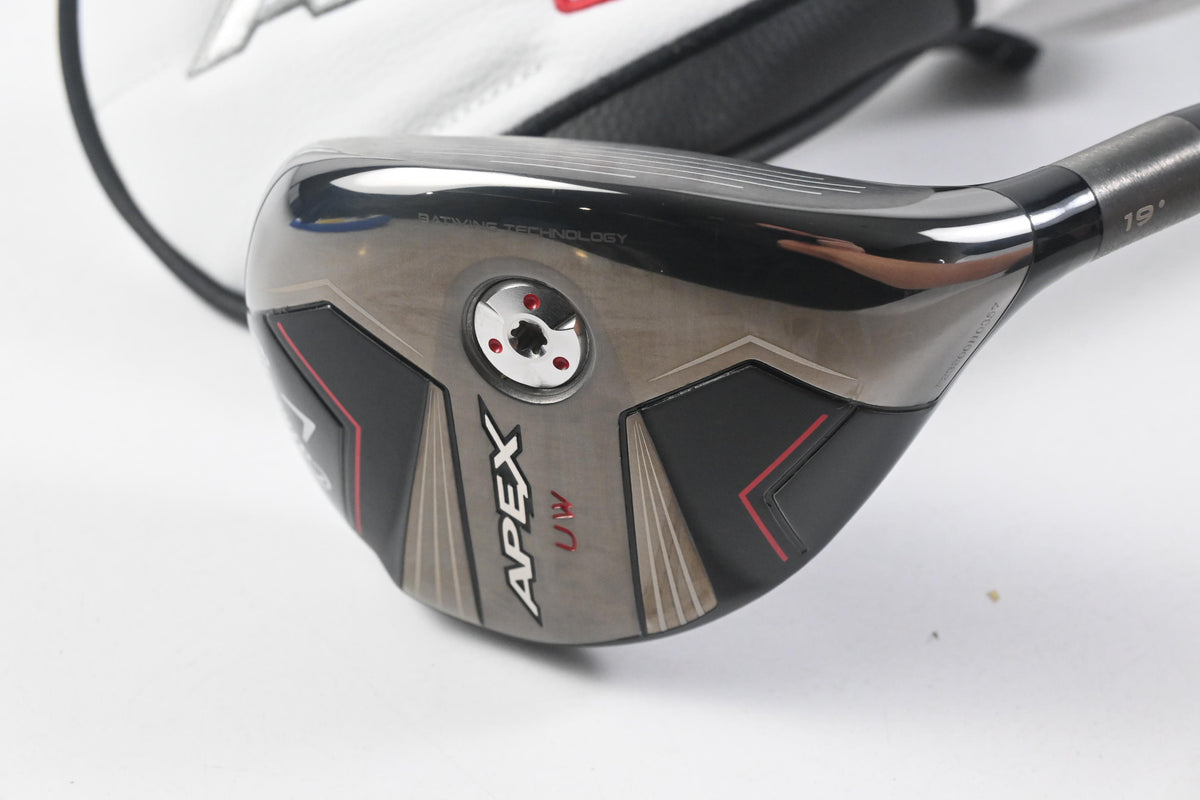 Callaway Apex UW 24 #3 Hybrid / 19 Degree / Regular Flex MMT Black 70 Shaft