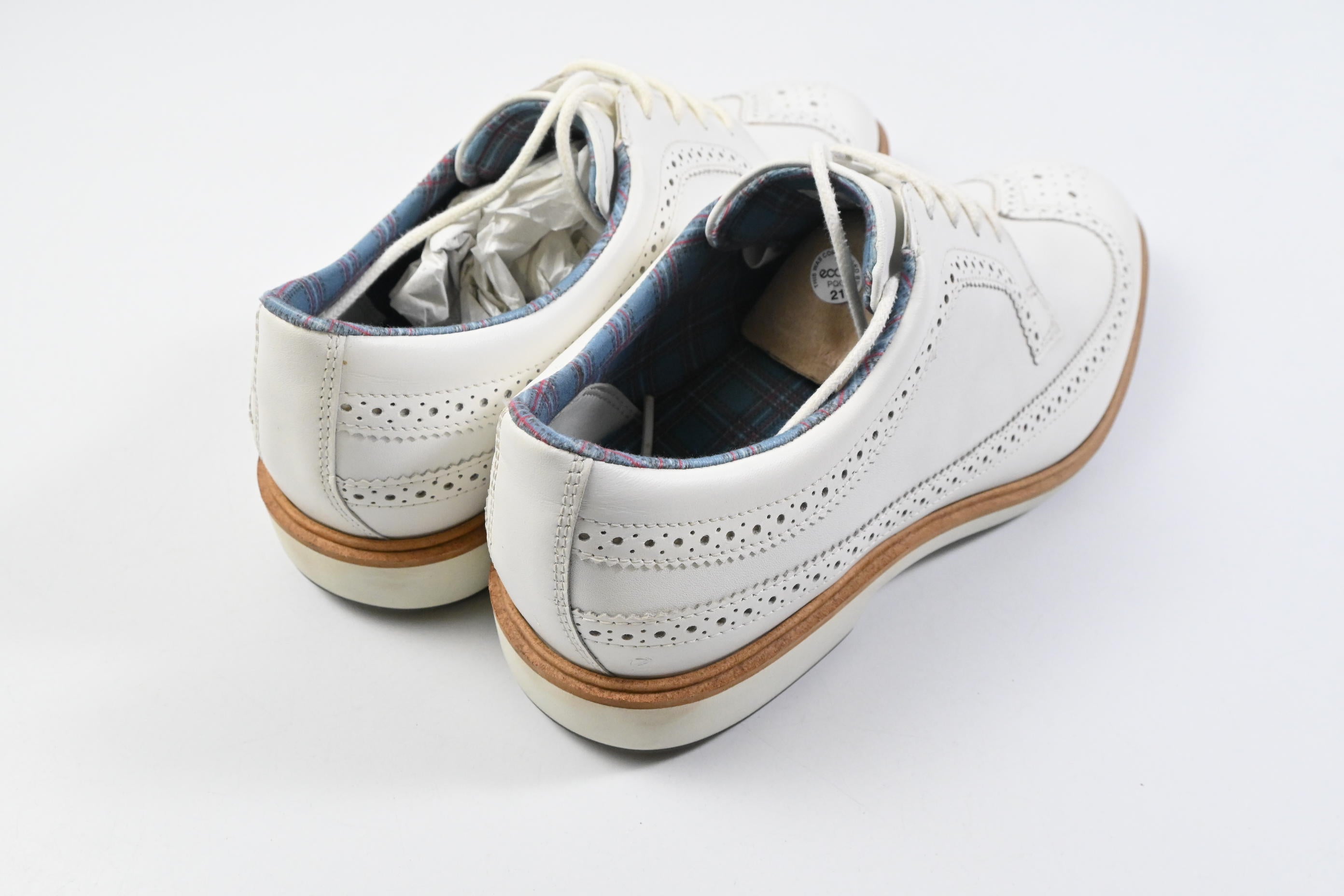 Ecco Classice Hybrid Golf Shoes / Size UK 8.5 / White