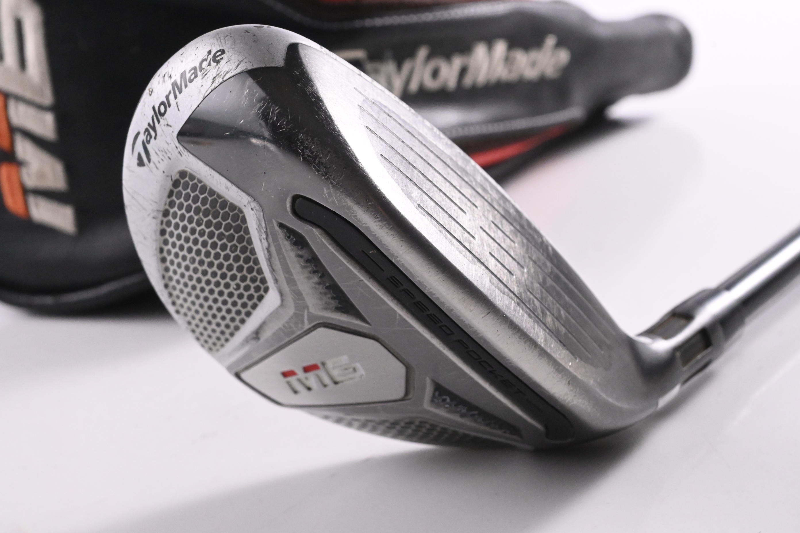 Taylormade M6 #3 Hybrid / 19 Degree / Stiff Flex Fujikura Atmos Orange 7 Shaft