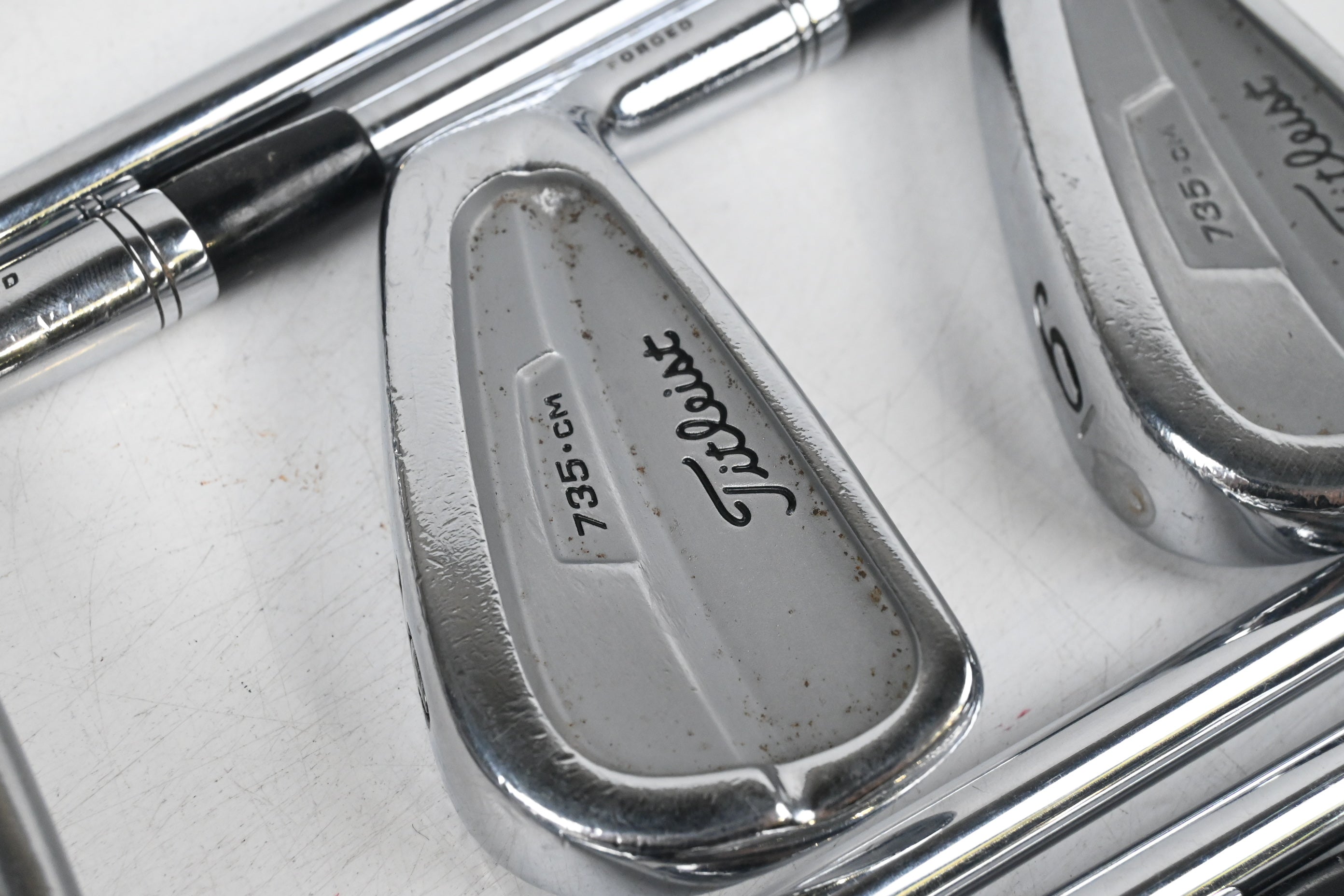 Titleist 735.CM Irons / 3-PW / Regular Flex Dynamic Gold R300 Shafts