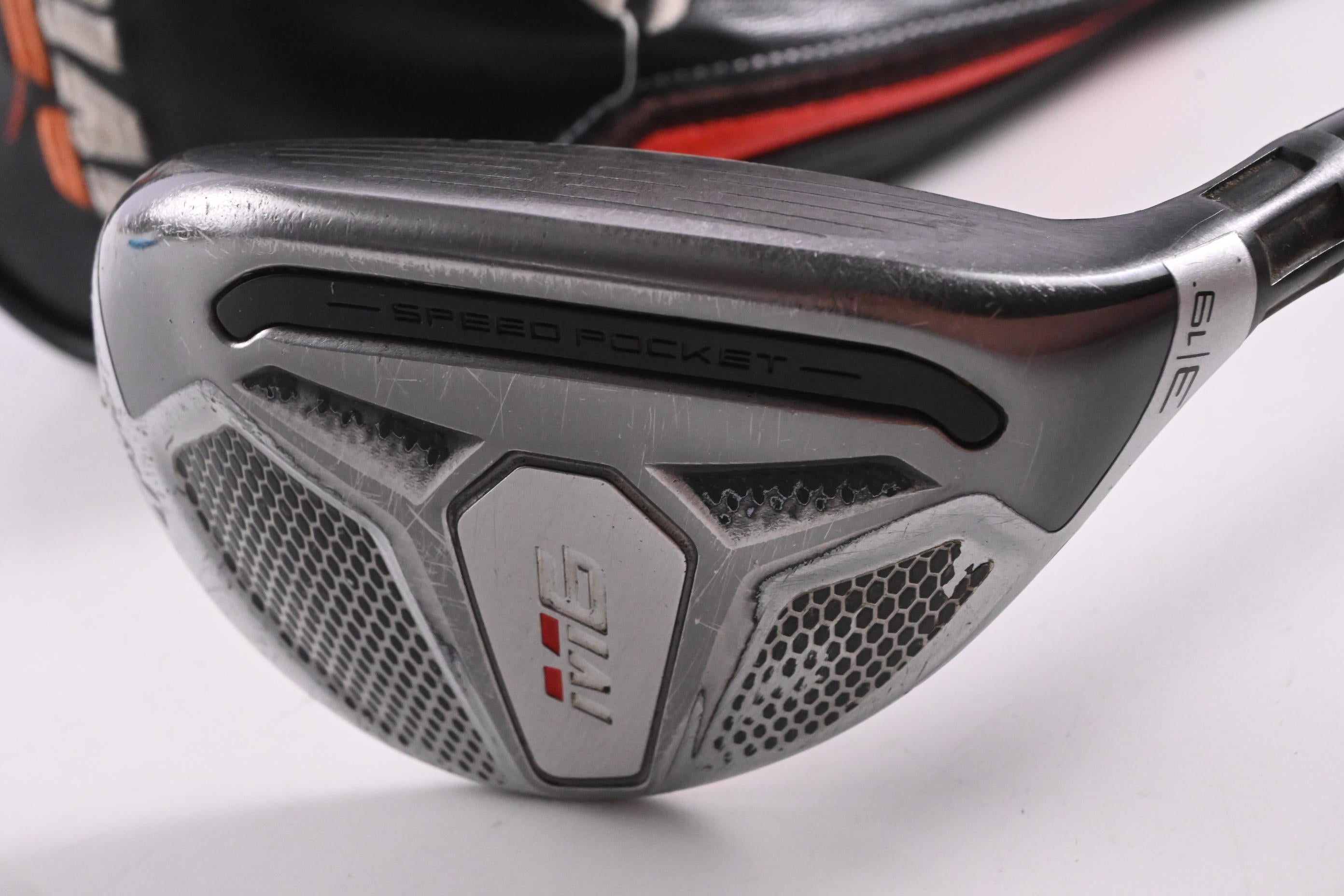Taylormade M6 #3 Hybrid / 19 Degree / Stiff Flex Fujikura Atmos Orange 7 Shaft